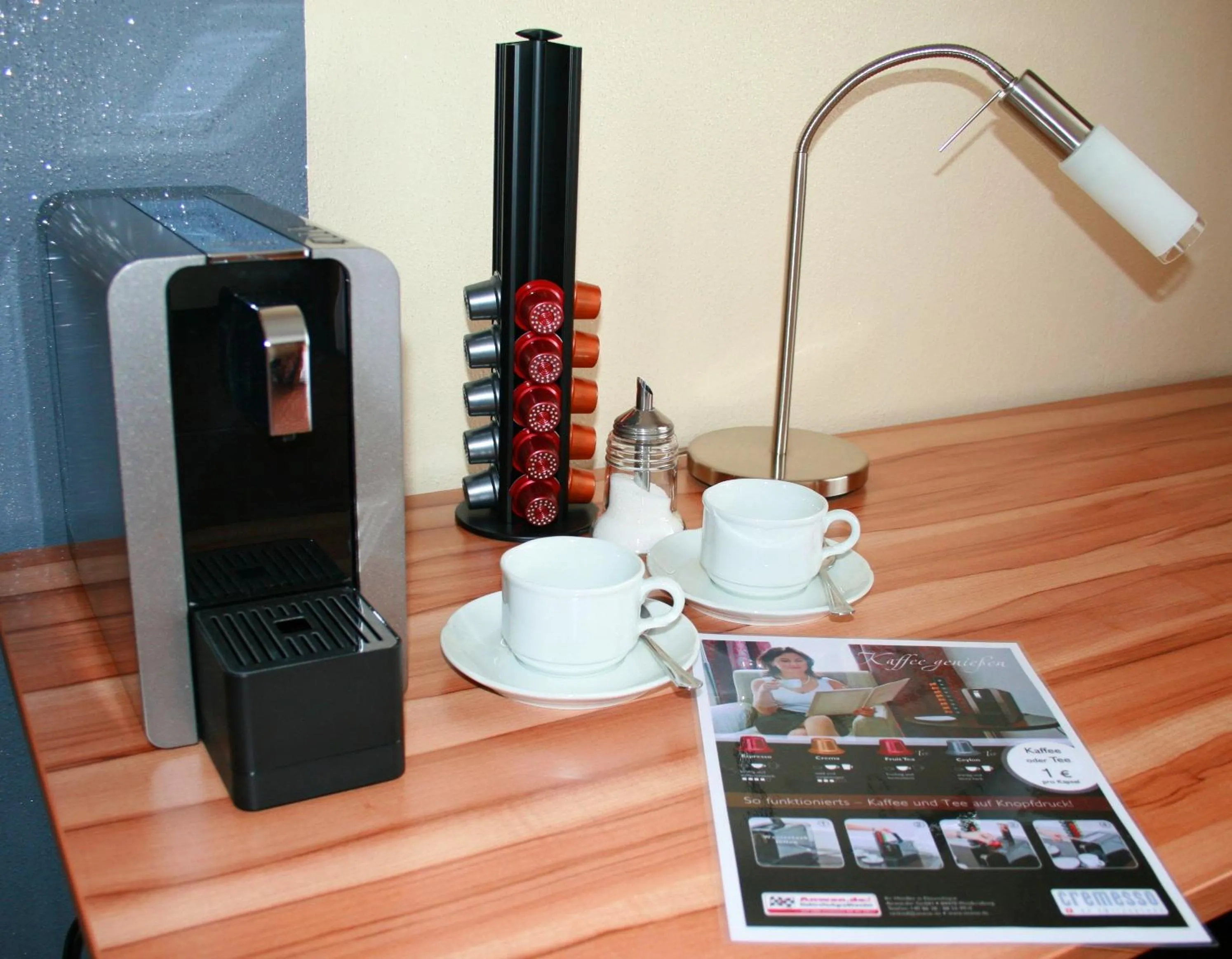 Coffee/tea facilities in Apparthotel Garni Superior Simsseeblick
