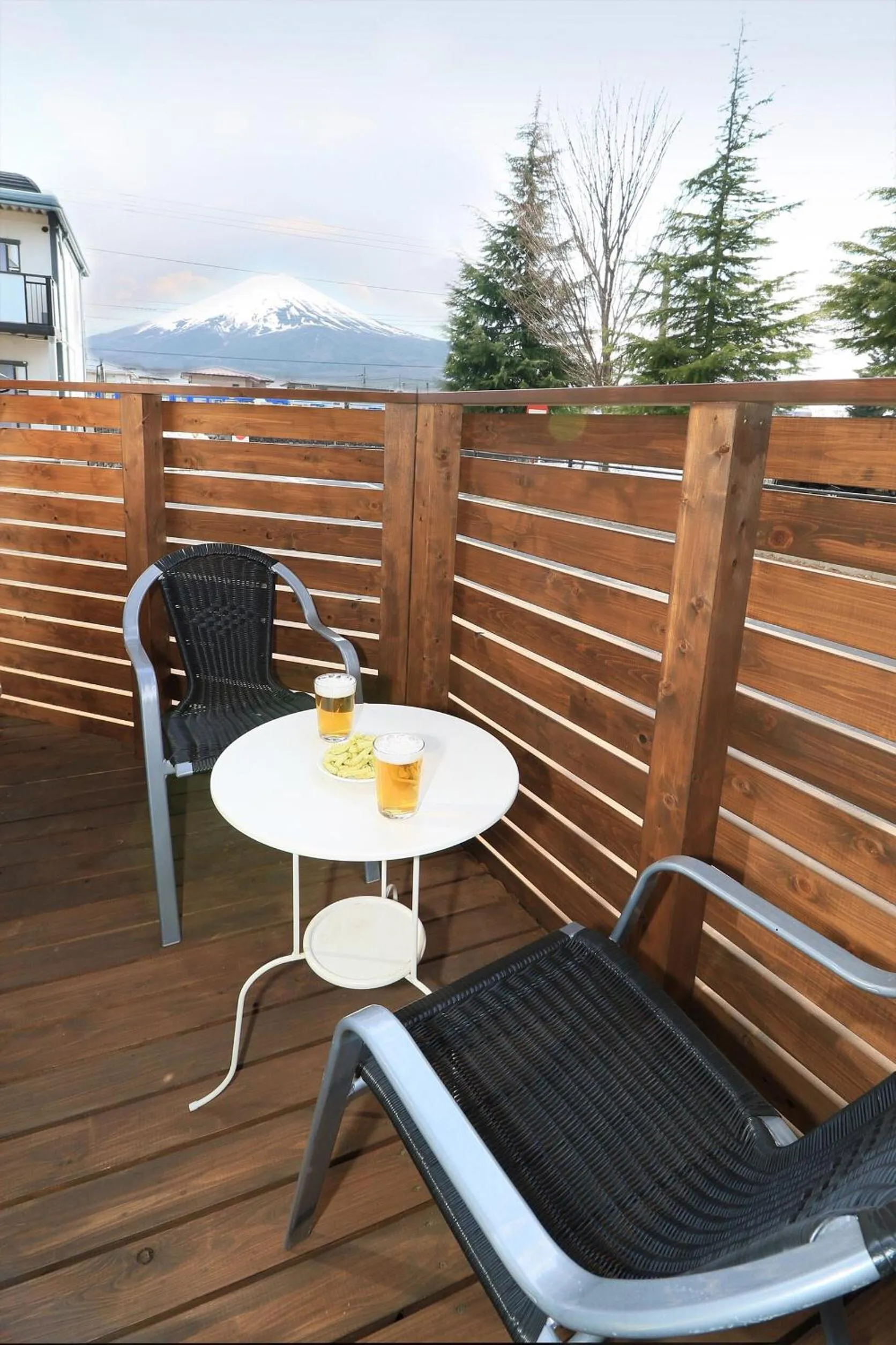 Balcony/Terrace in Fuji scenic house 73