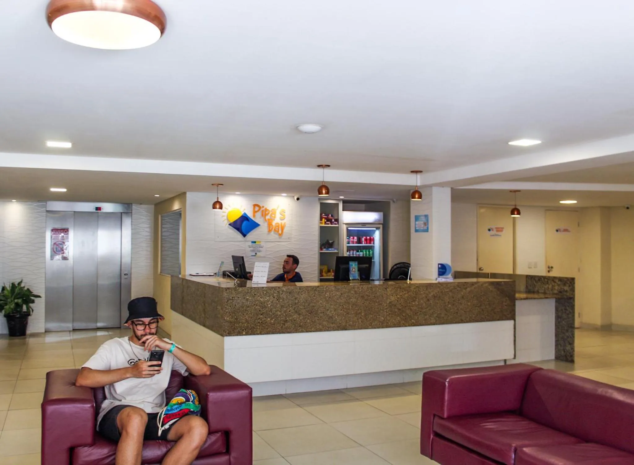 Lobby or reception in Pipas Bay