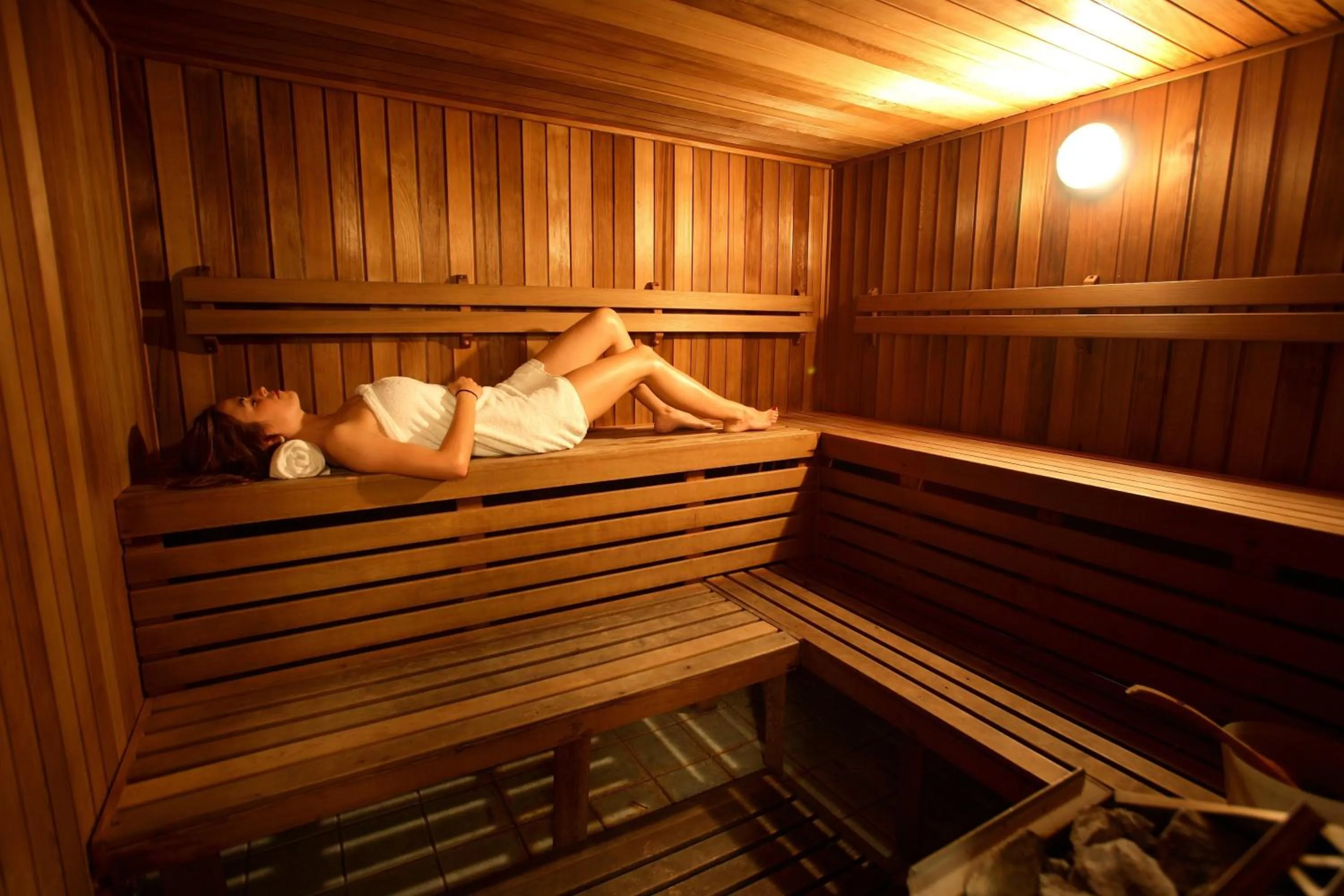 Sauna in Peninsular Beachfront Resort