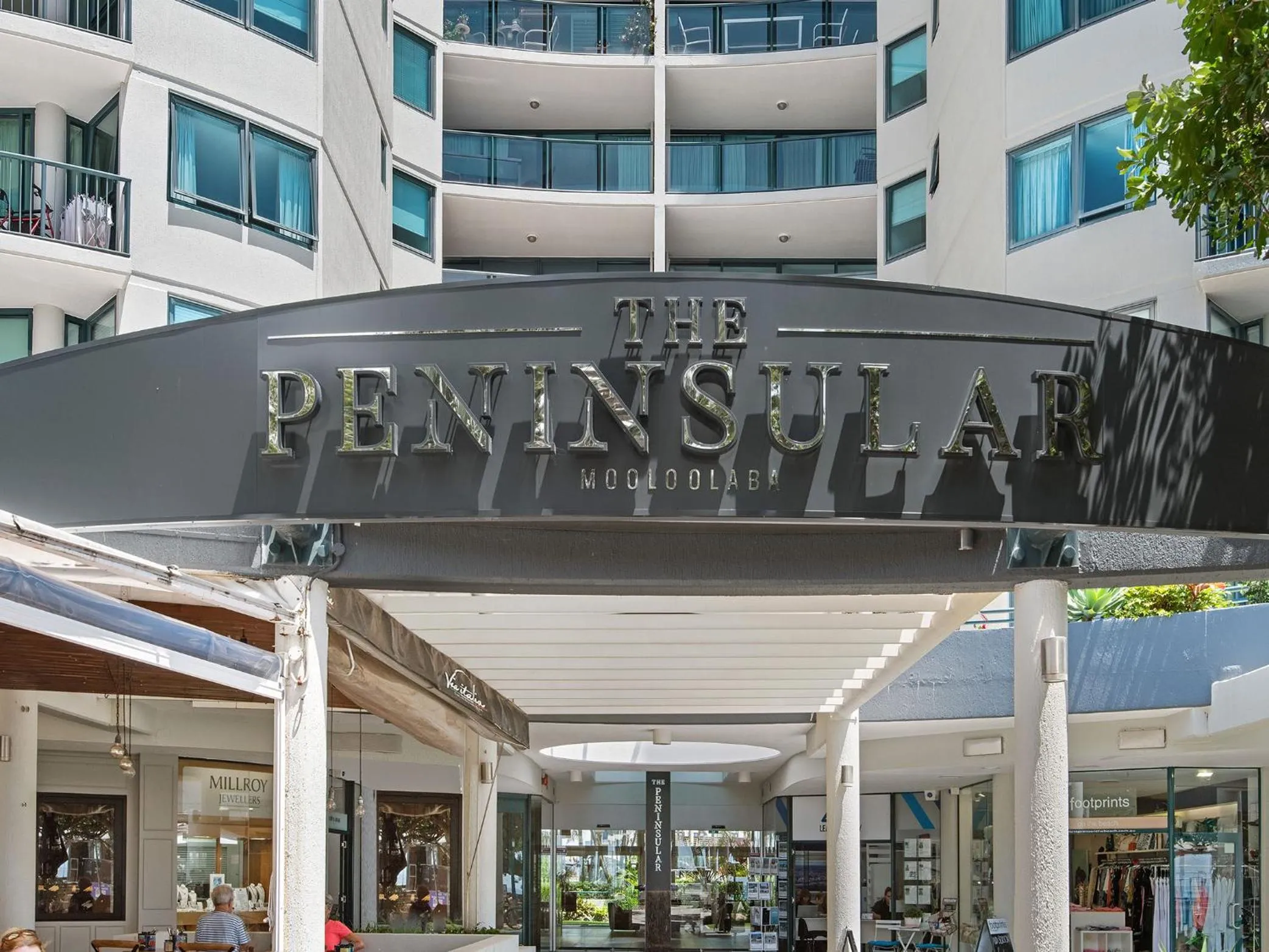 Property building in Peninsular Beachfront Resort