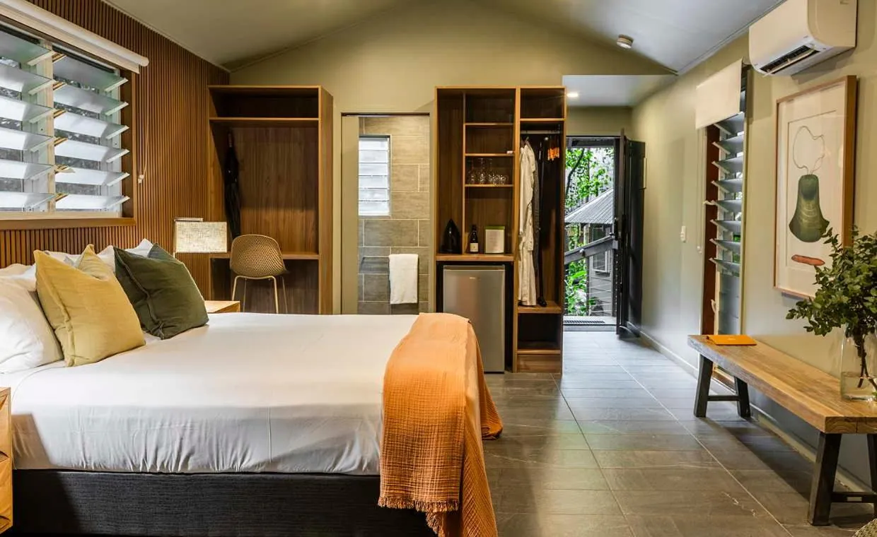 Bedroom, Bed in Daintree Ecolodge