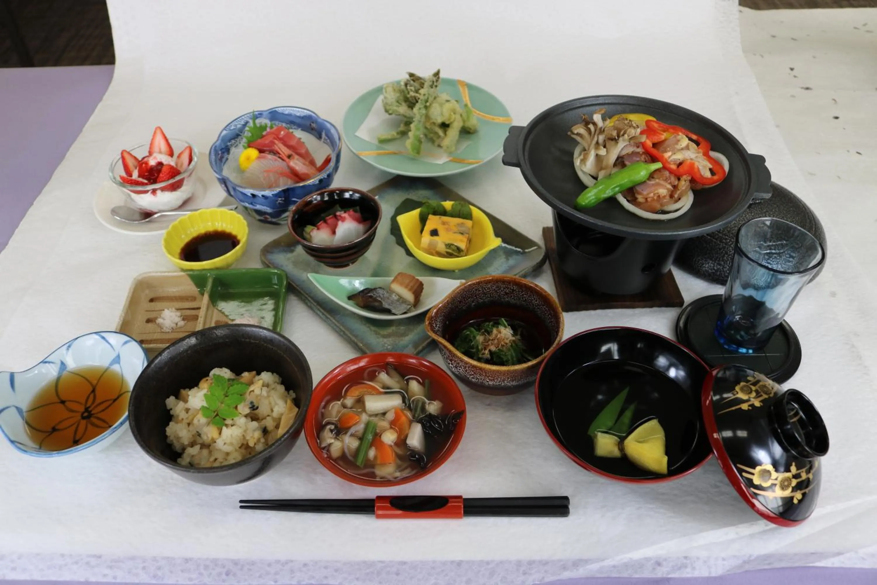 Meals in Niitsuru Onsen Nda