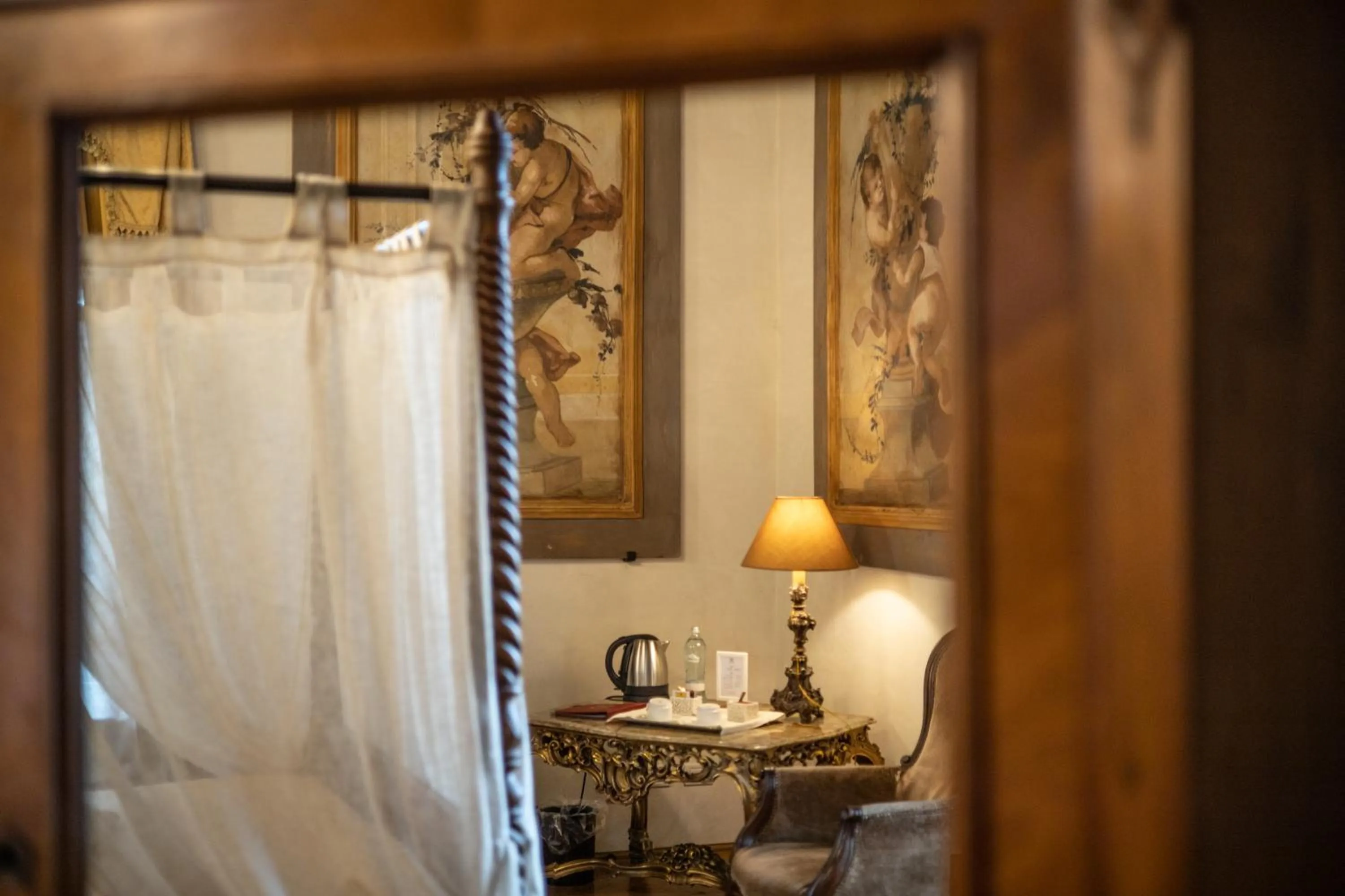 Bedroom in Relais Castello Bevilacqua
