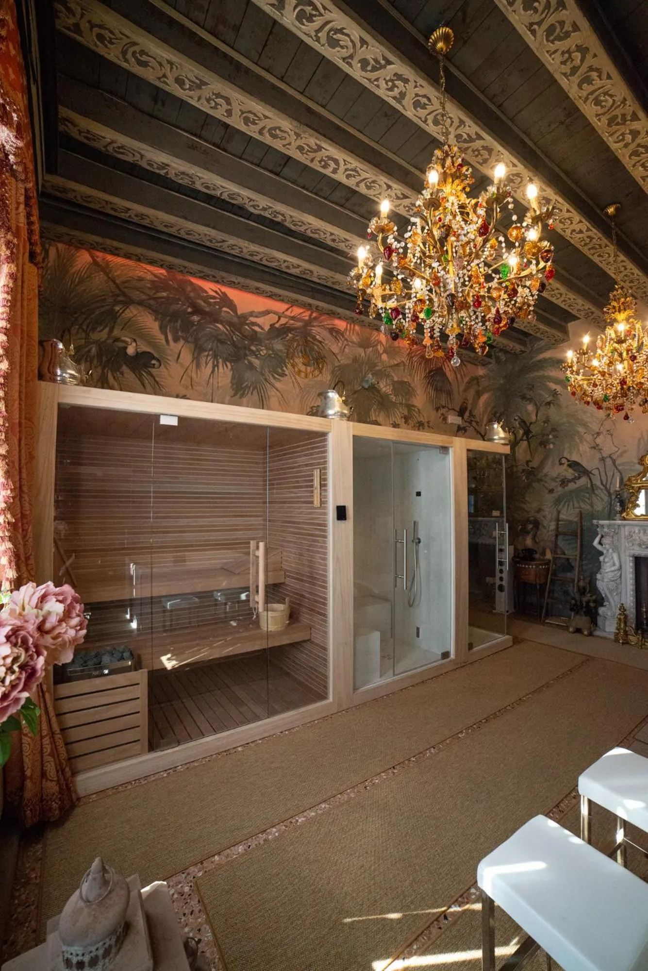 Sauna in Relais Castello Bevilacqua