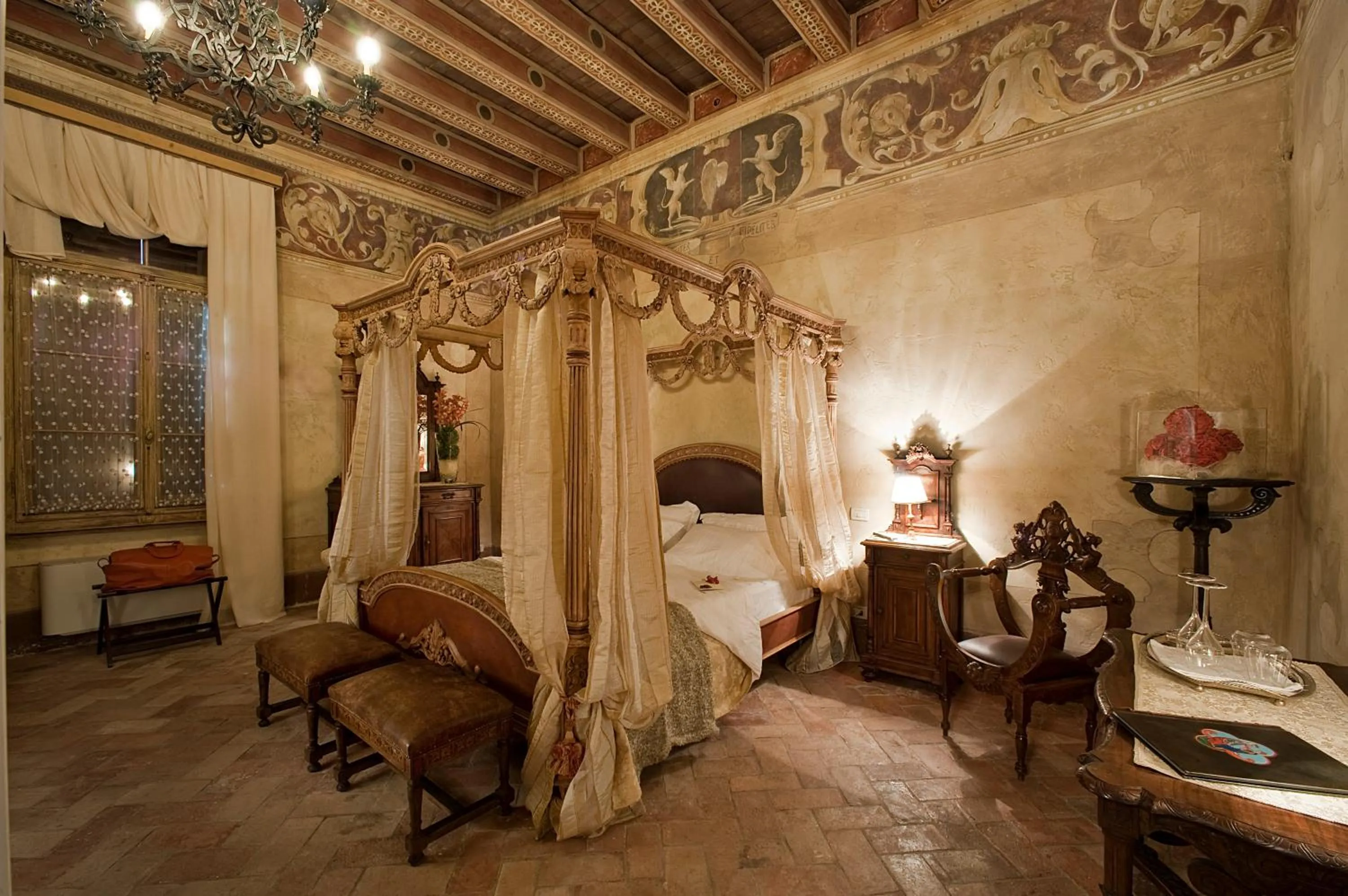 Bedroom, Bed in Relais Castello Bevilacqua