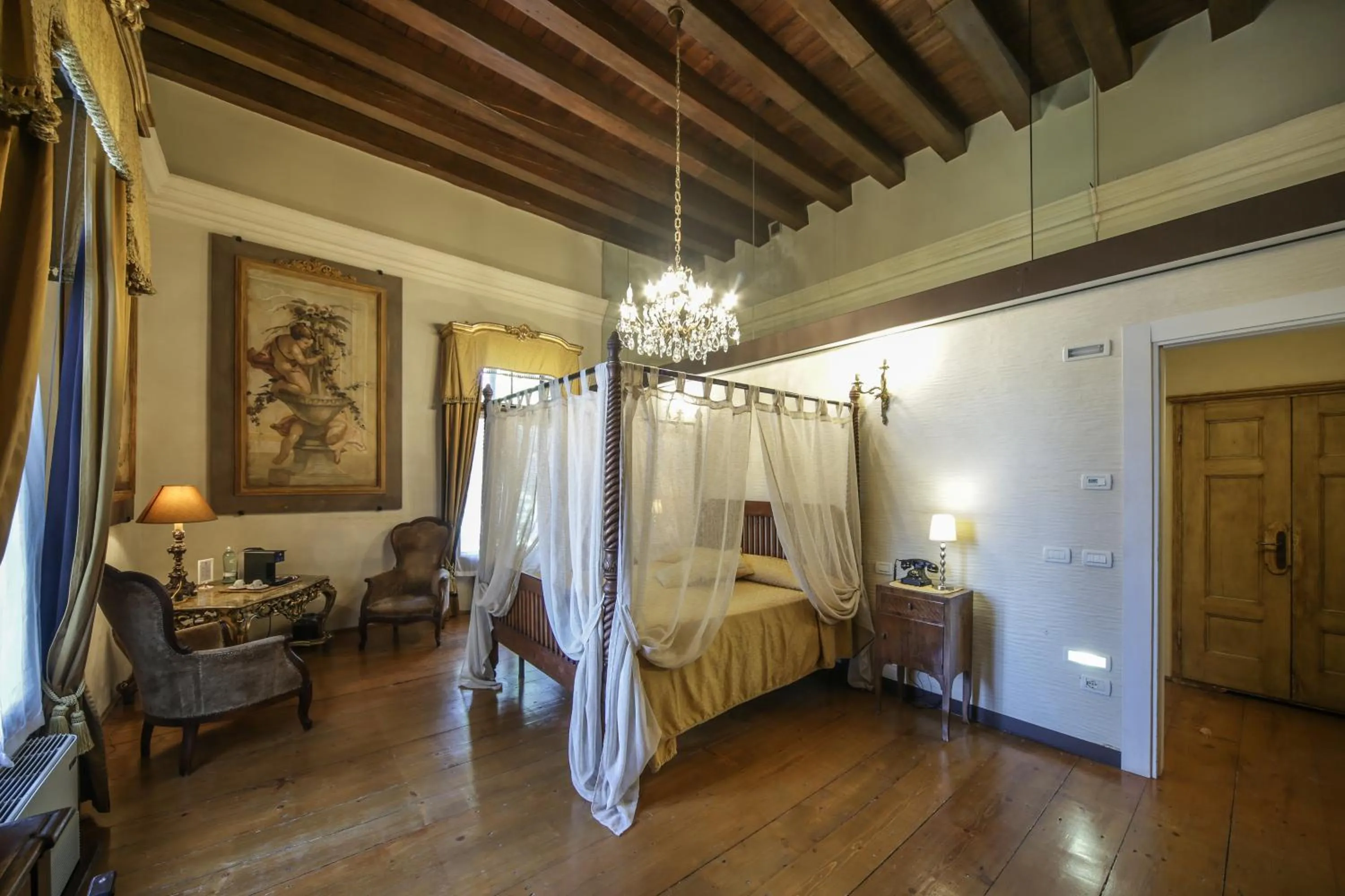 Bedroom, Bed in Relais Castello Bevilacqua
