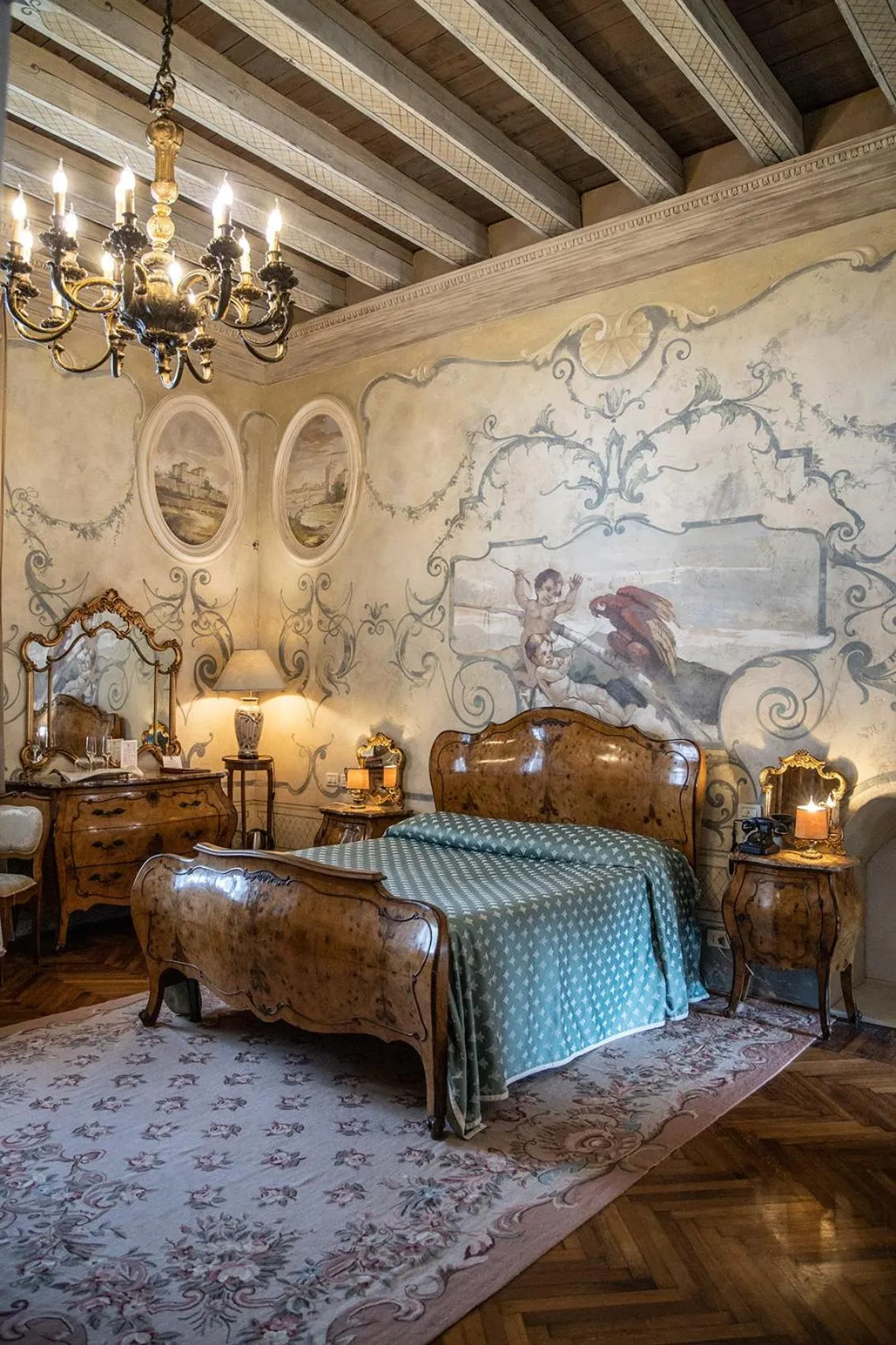Bedroom in Relais Castello Bevilacqua