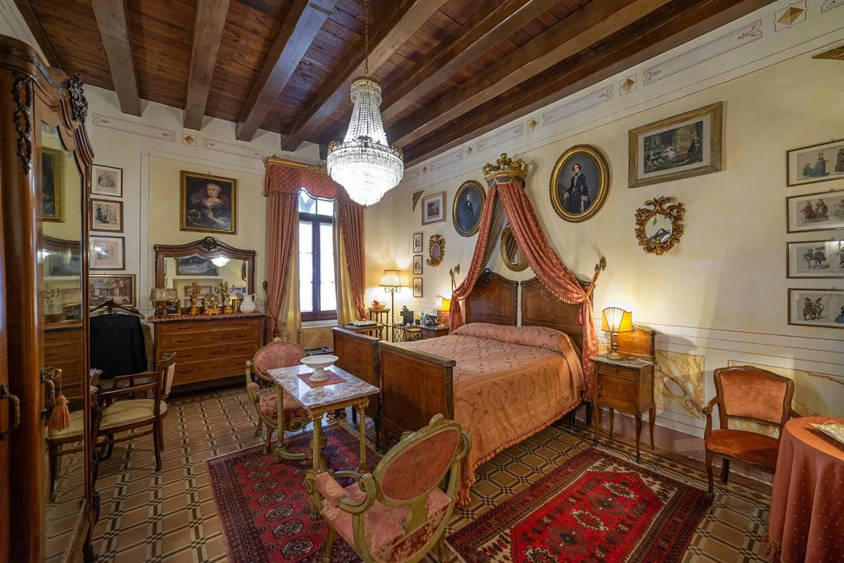Bedroom in Relais Castello Bevilacqua