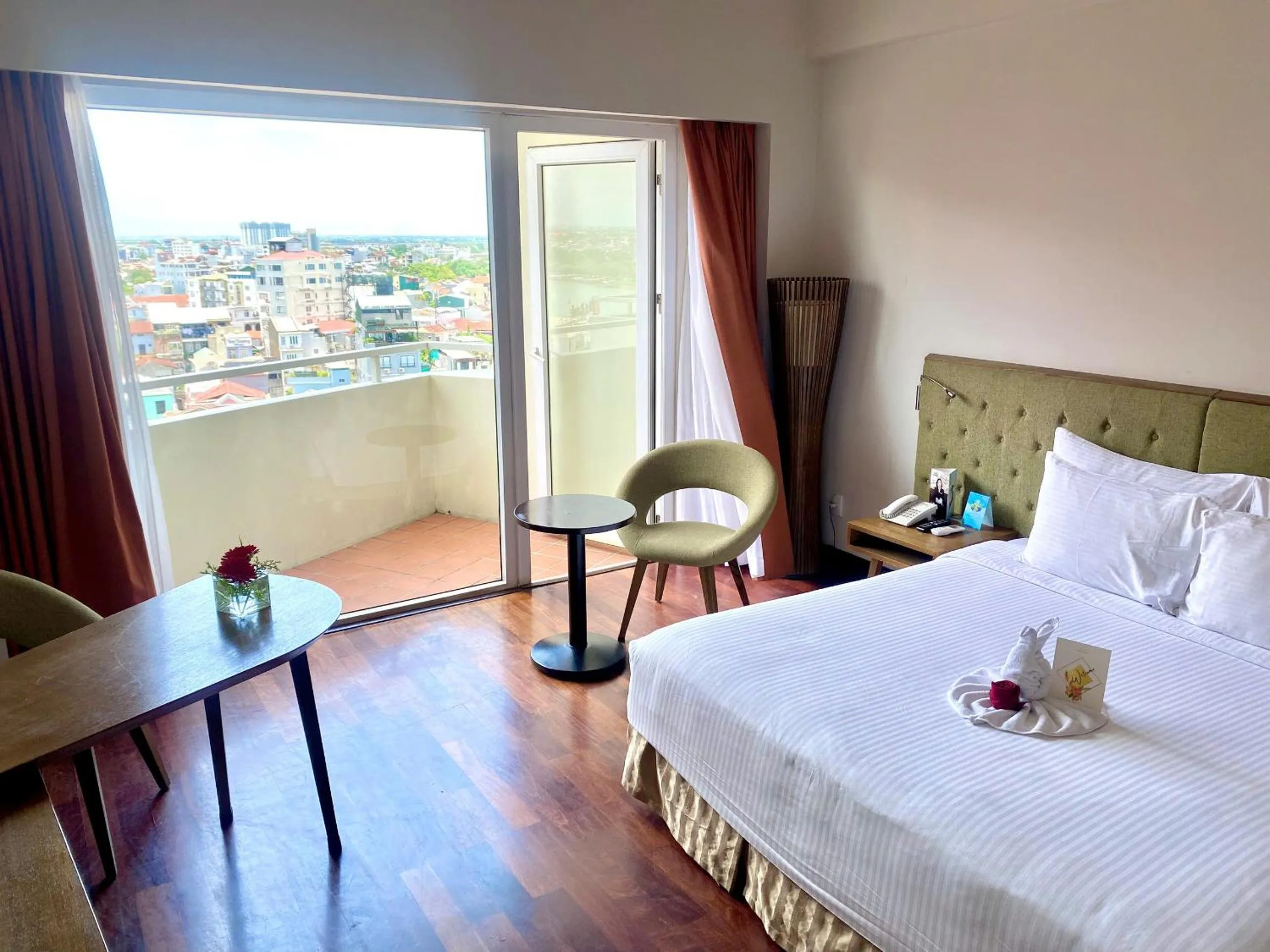View (from property/room), Bed in Muong Thanh Holiday Hue Hotel