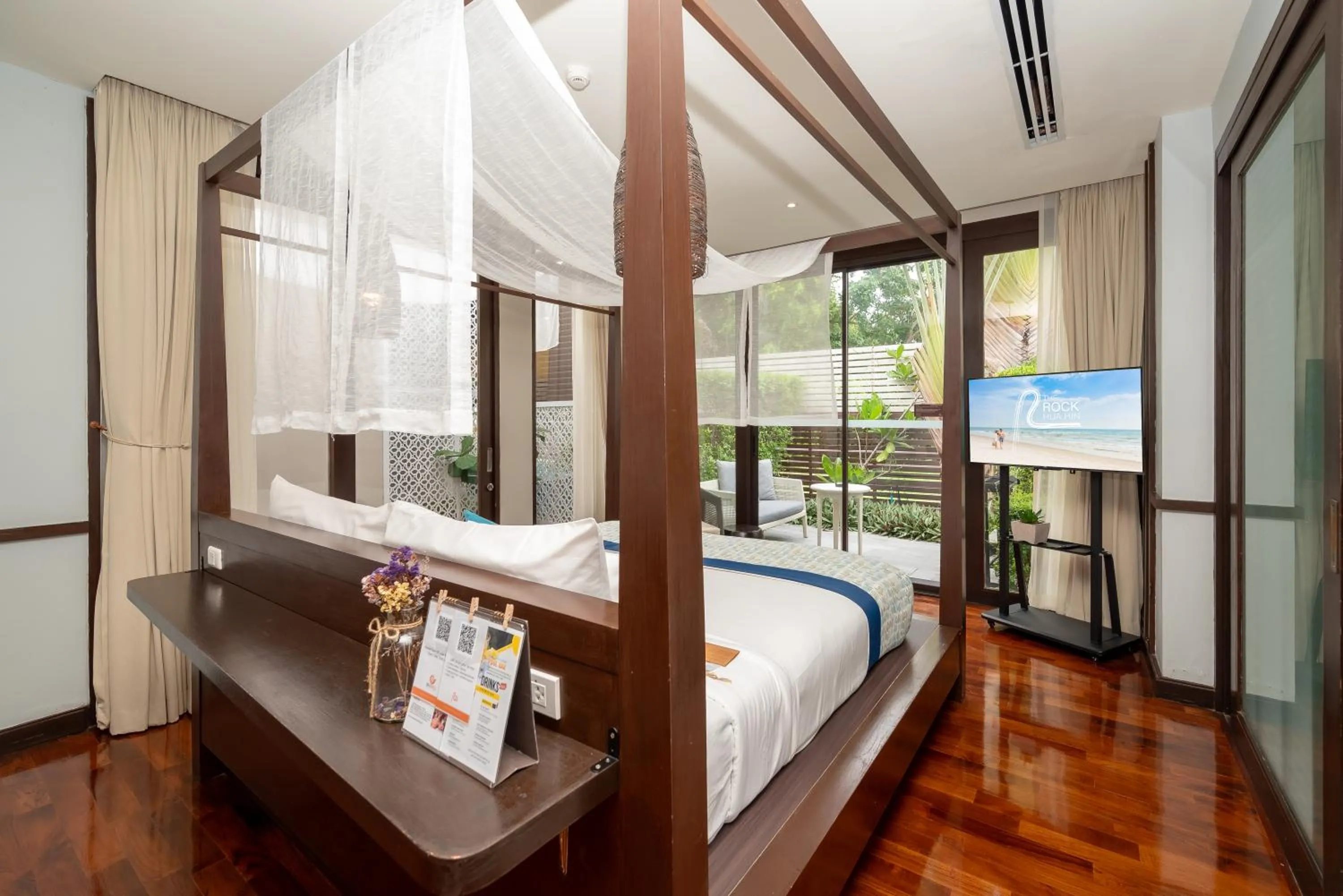 Bedroom, Bed in The Rock Hua Hin Beachfront Spa Resort