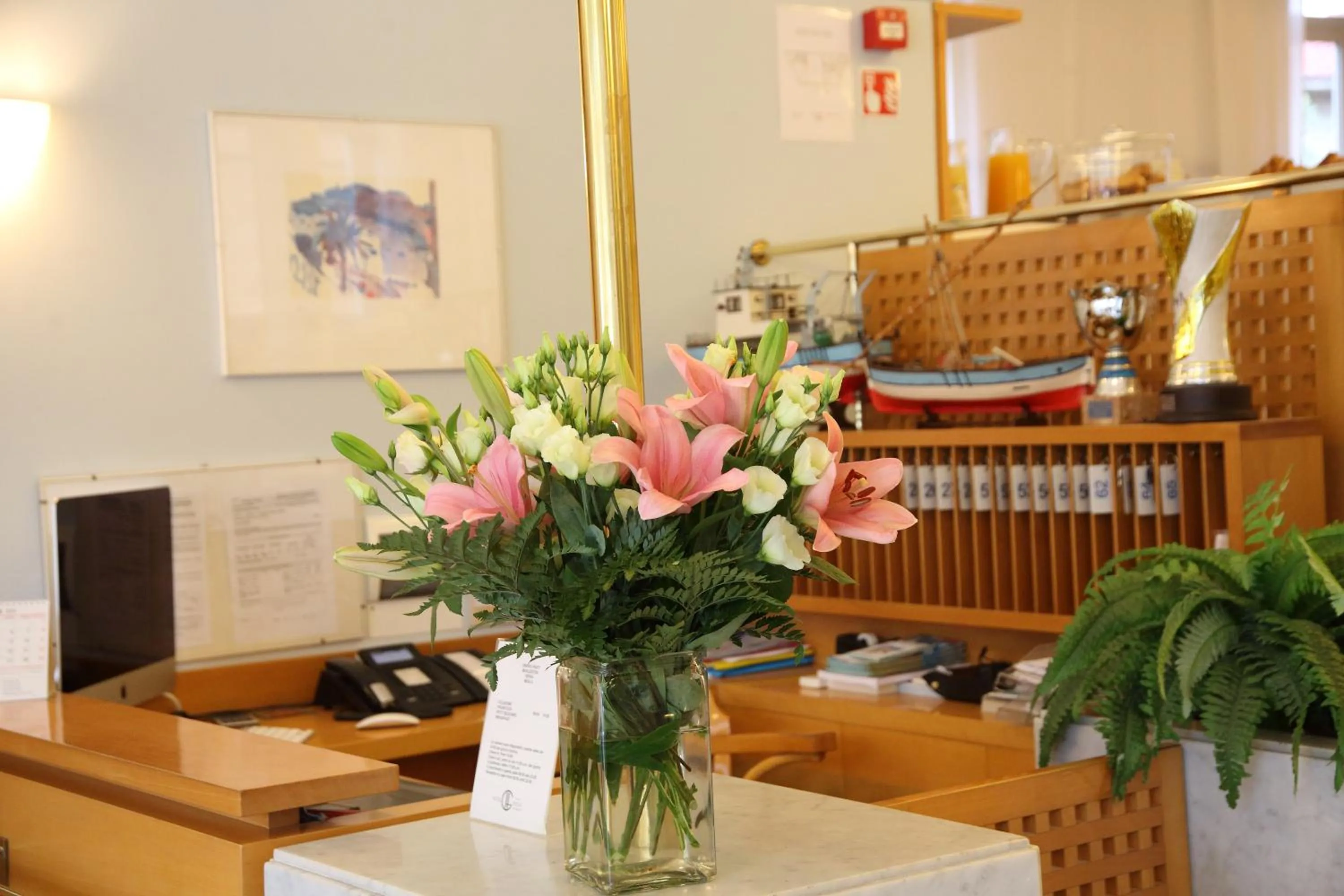 Lobby or reception in Hotel Genova