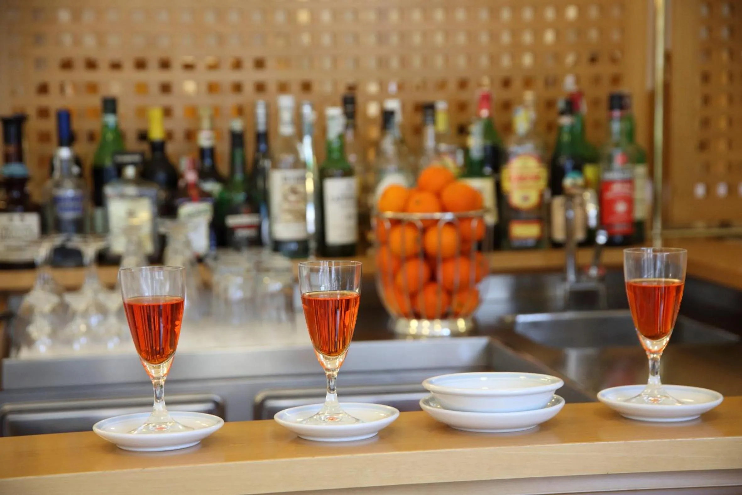 Alcoholic drinks in Hotel Genova