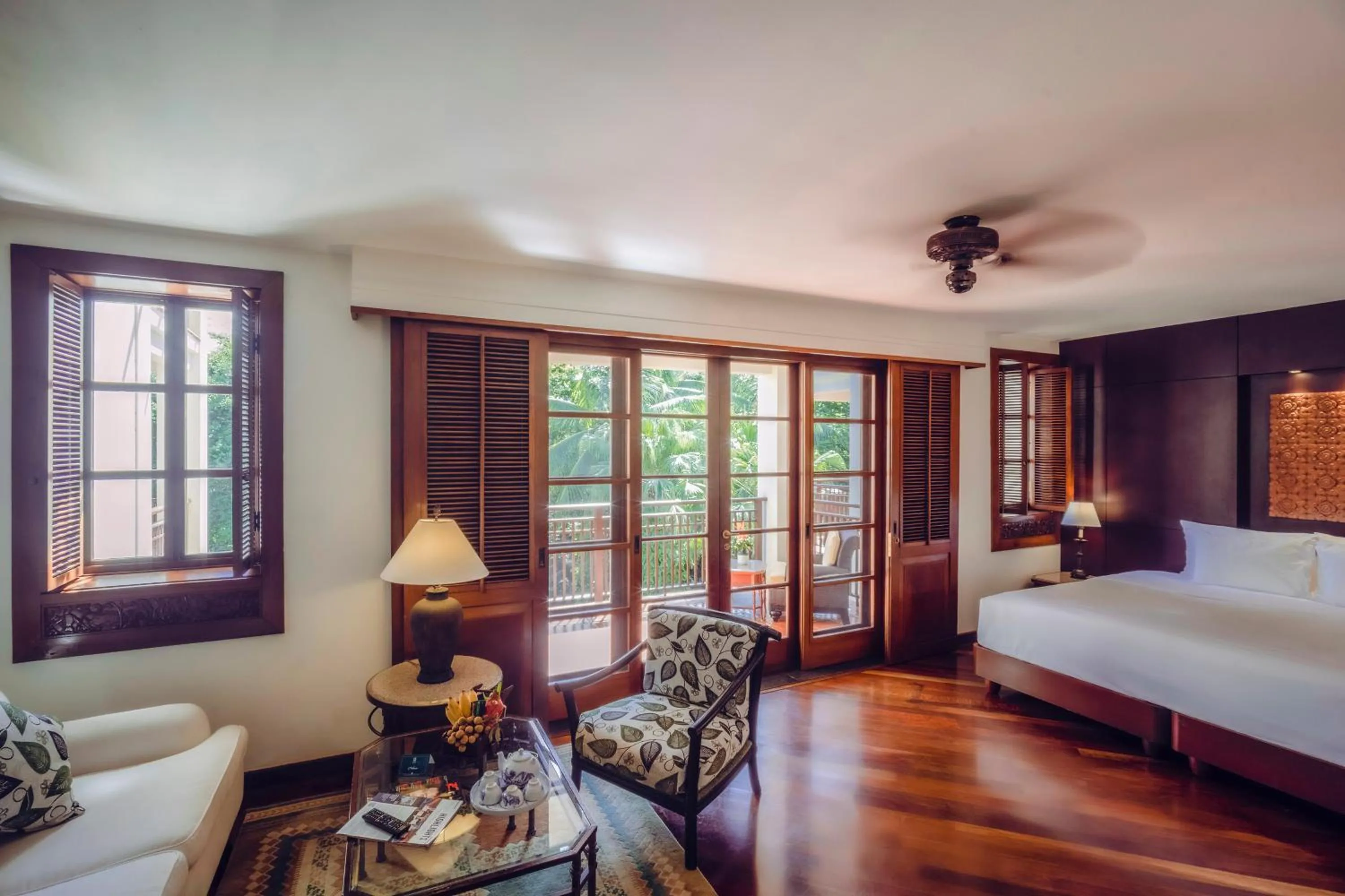 Balcony/Terrace, Bed in Furama Resort Danang