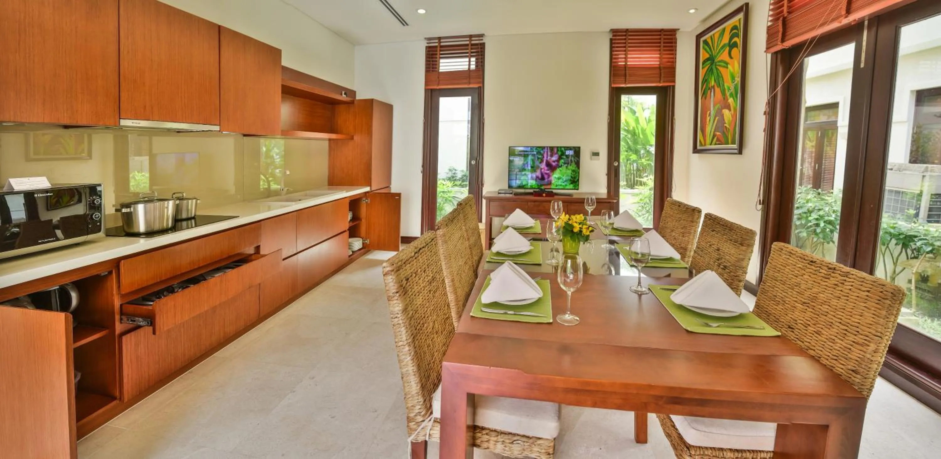 Kitchen or kitchenette in Furama Resort Danang