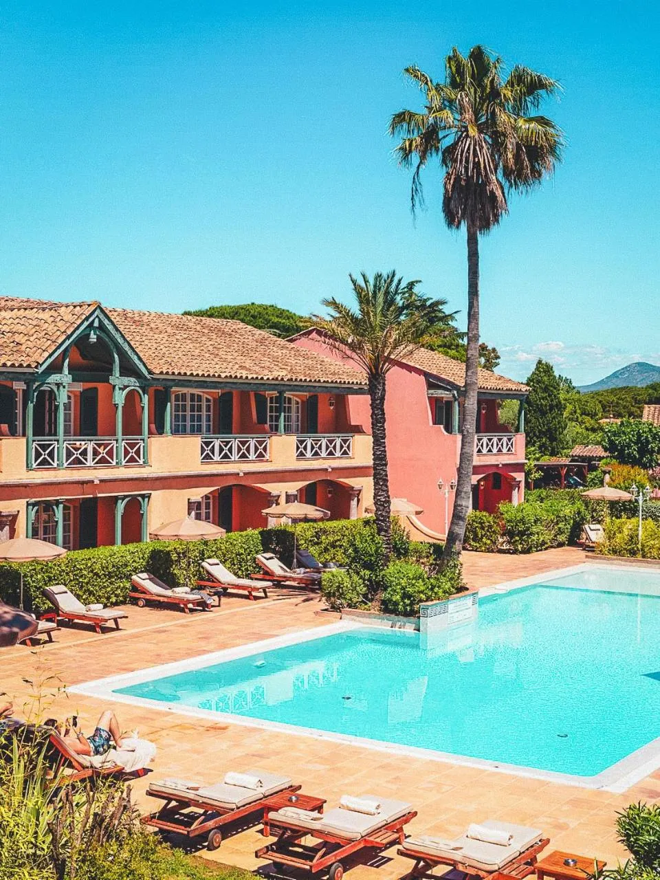Pool view in Domaine de l'Astragale