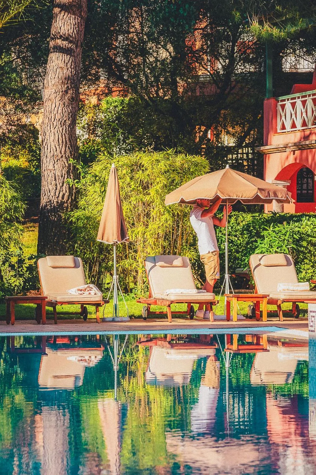 Pool view in Domaine de l'Astragale