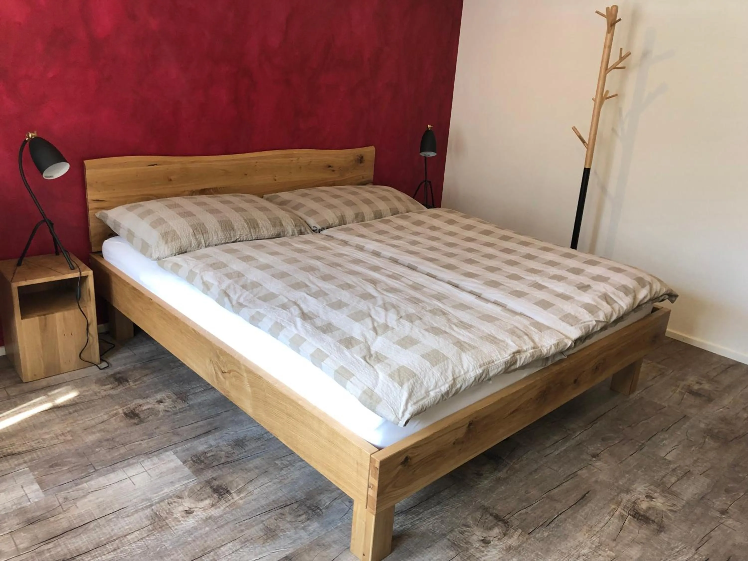 Bed in Hotel Steinbock