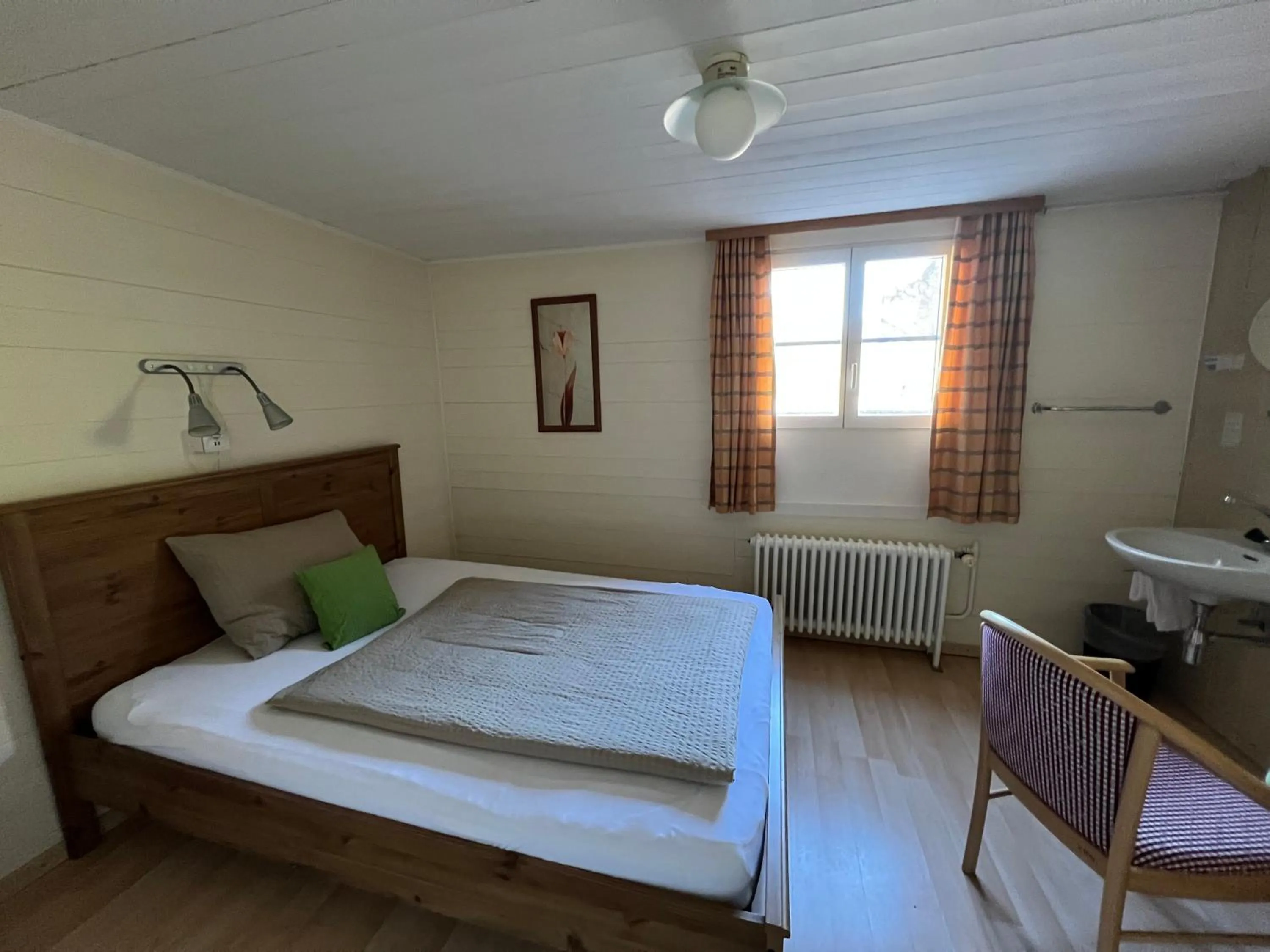 Bed in Hotel Steinbock