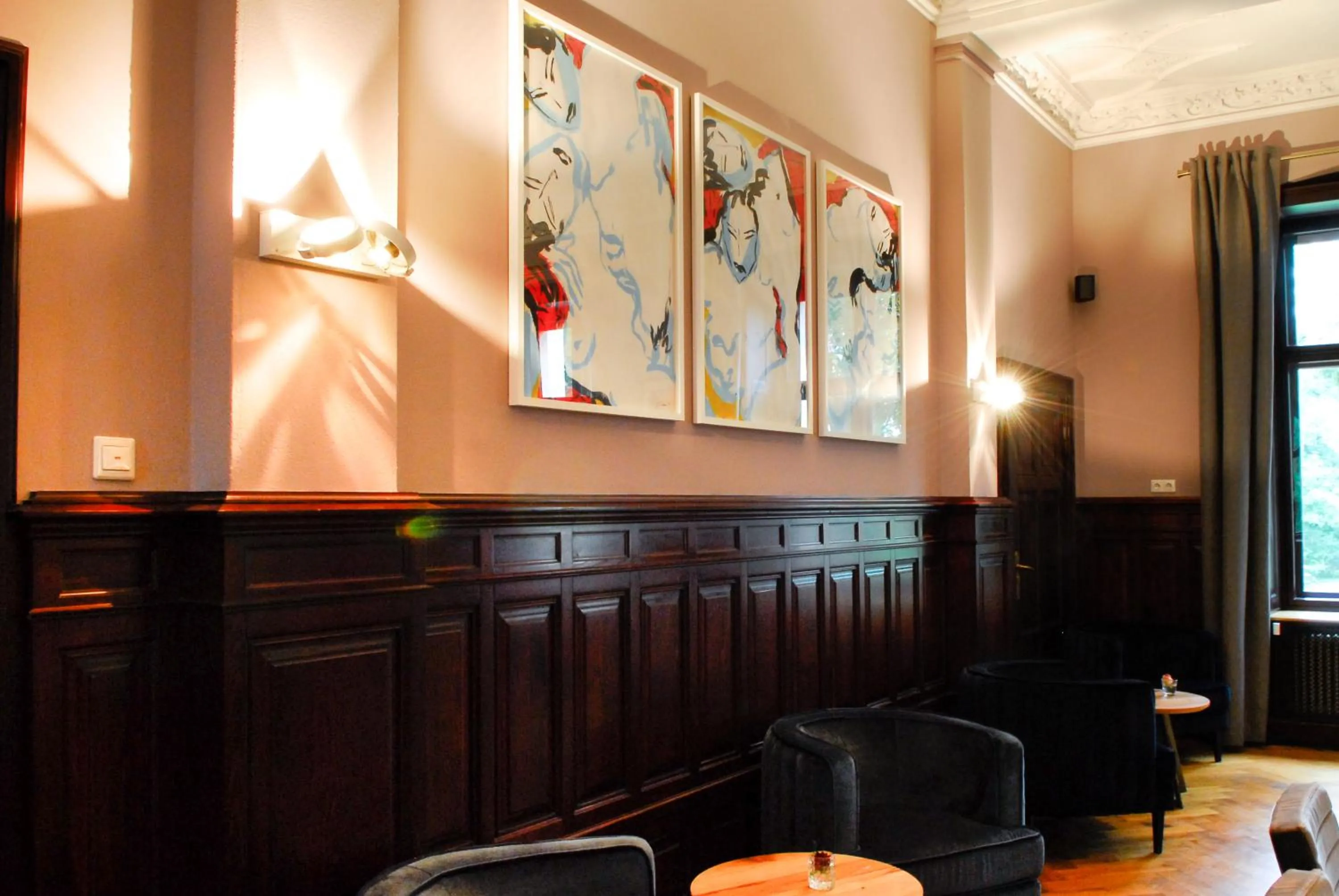 Lounge or bar in Romantik Hotel Schloss Reichenow