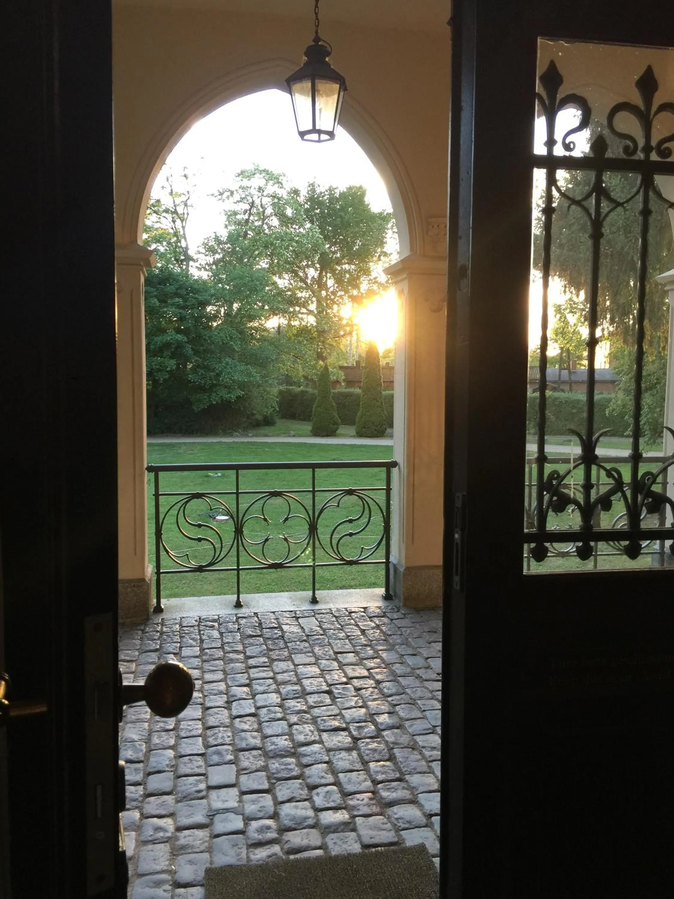 Garden view in Romantik Hotel Schloss Reichenow