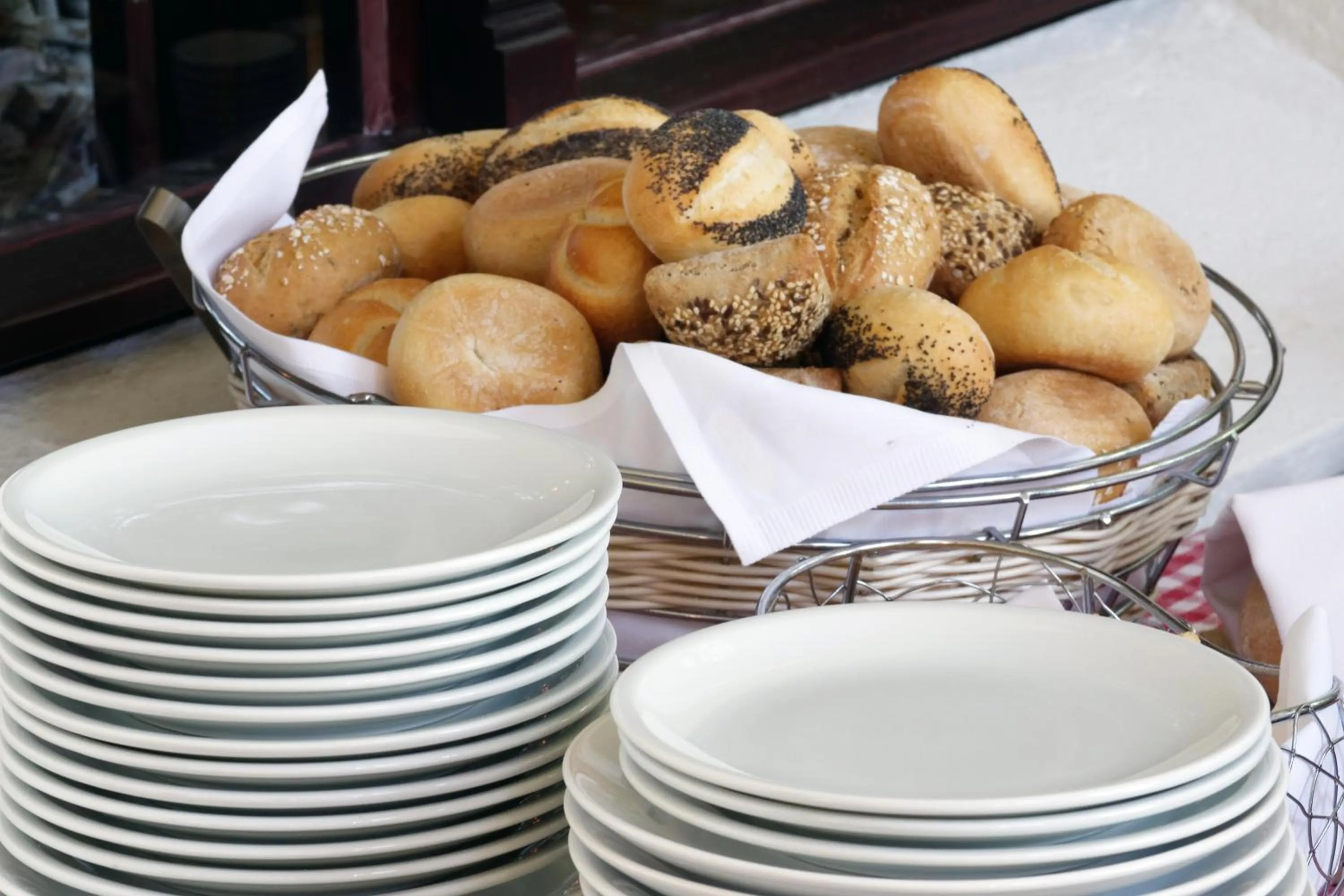 Buffet breakfast in Romantik Hotel Schloss Reichenow