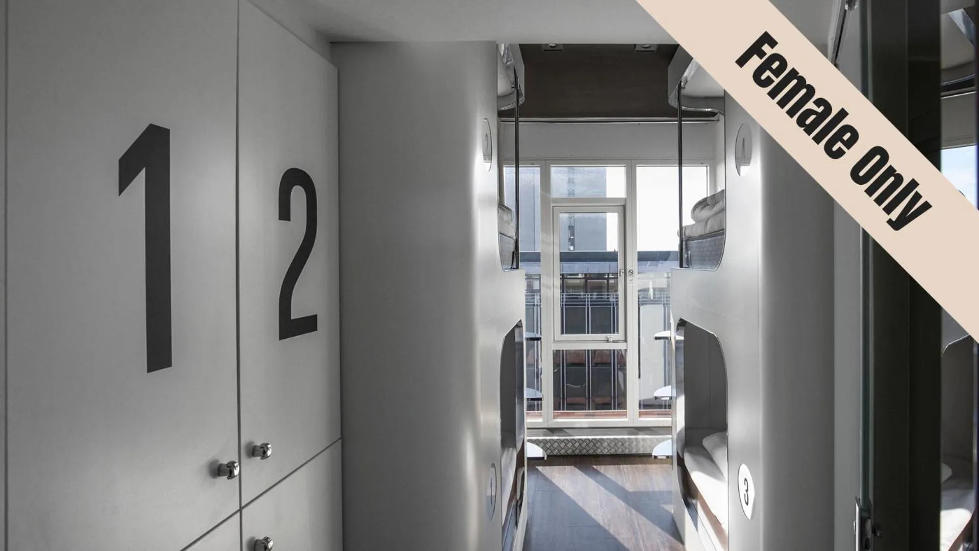 Photo of the whole room in Steel House Copenhagen