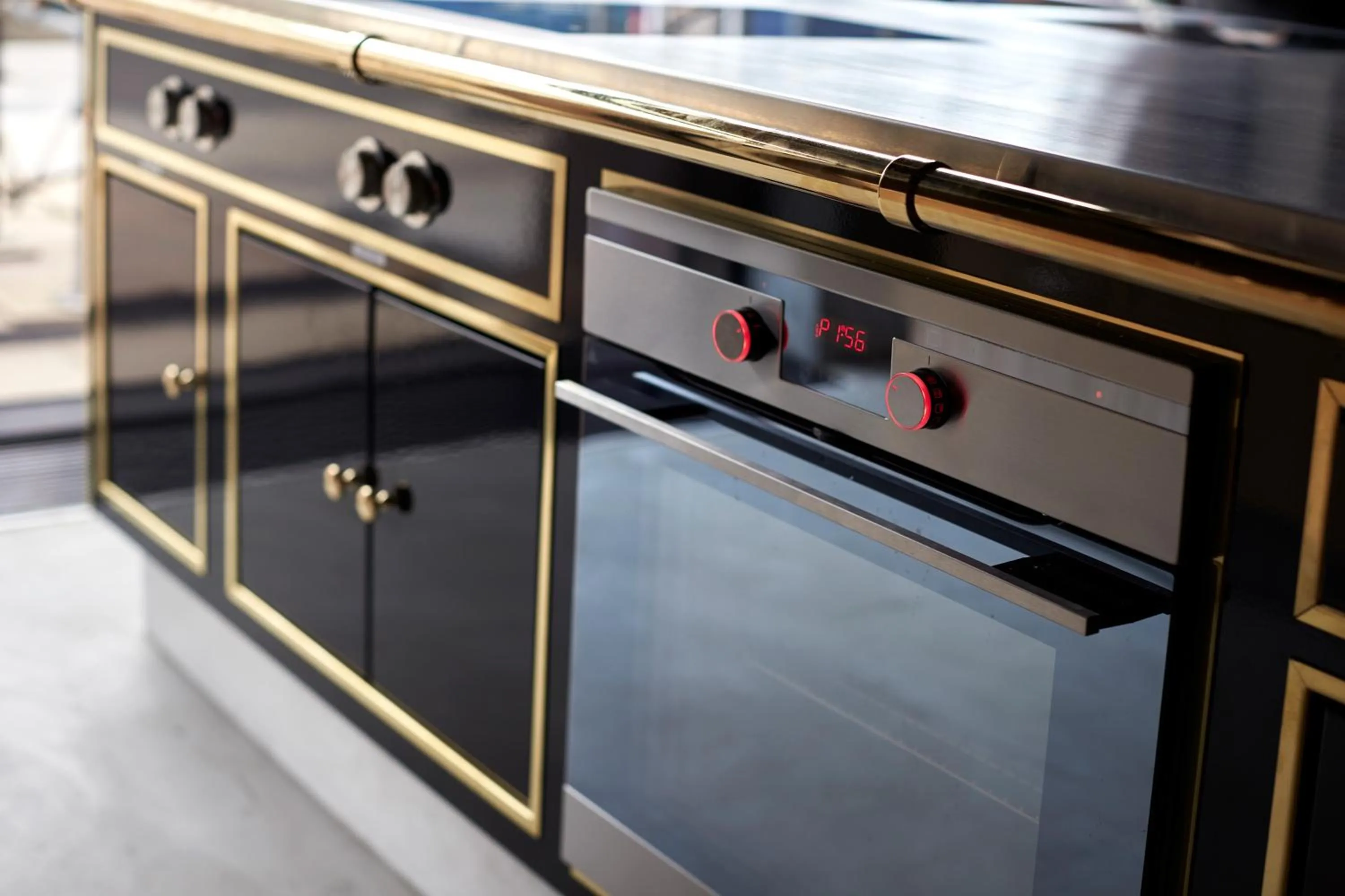 Communal kitchen in Steel House Copenhagen