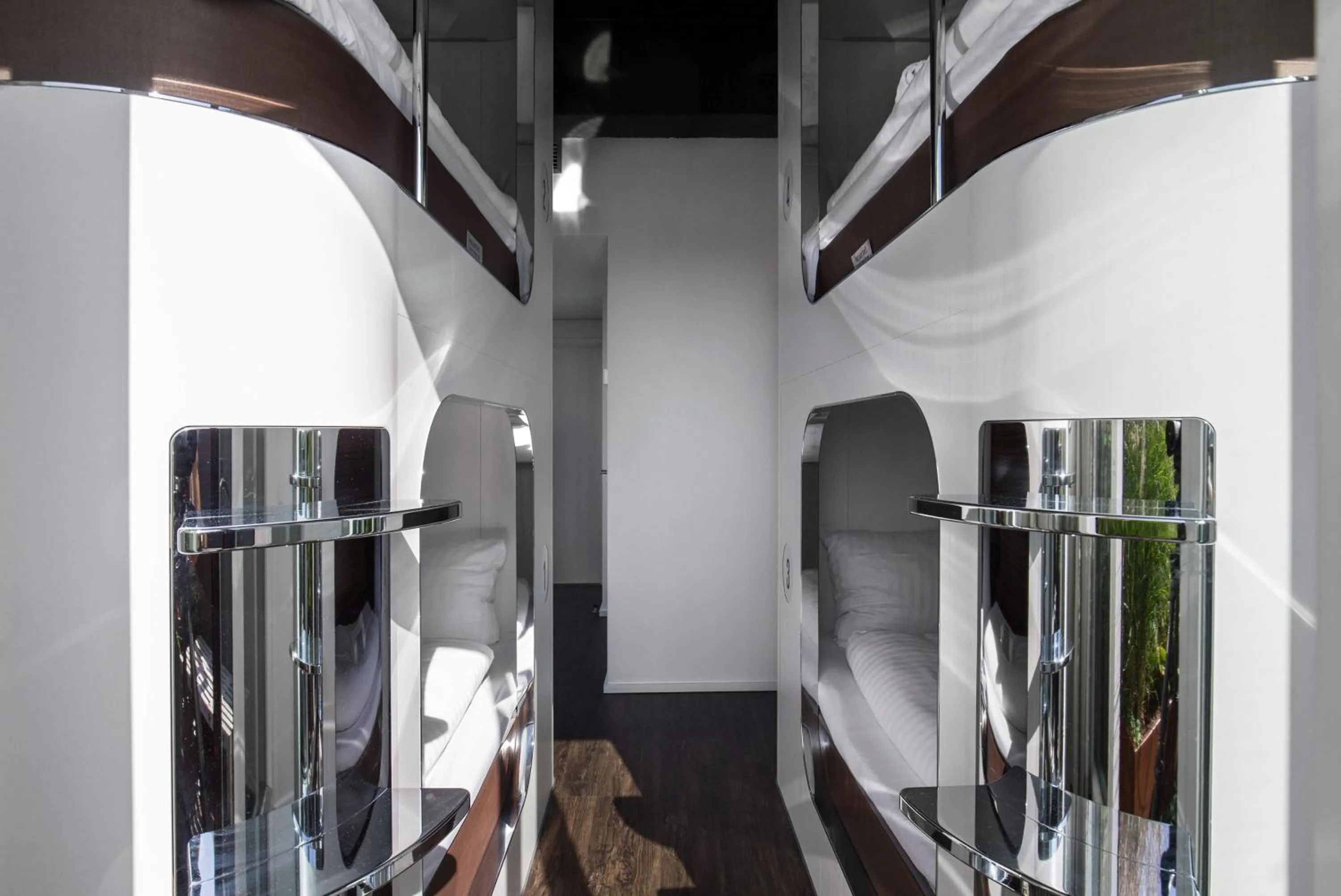 Photo of the whole room in Steel House Copenhagen