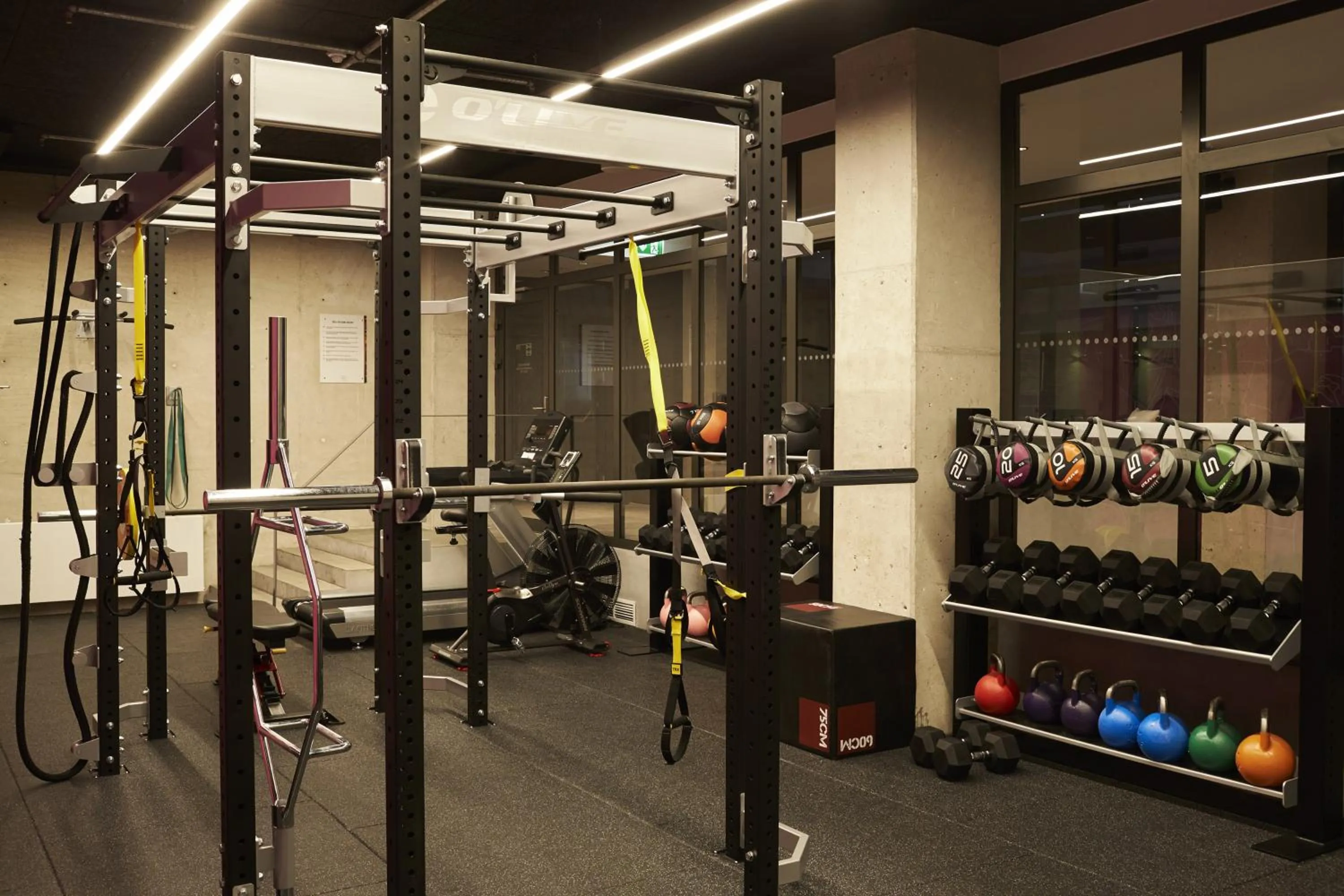Fitness centre/facilities in Steel House Copenhagen