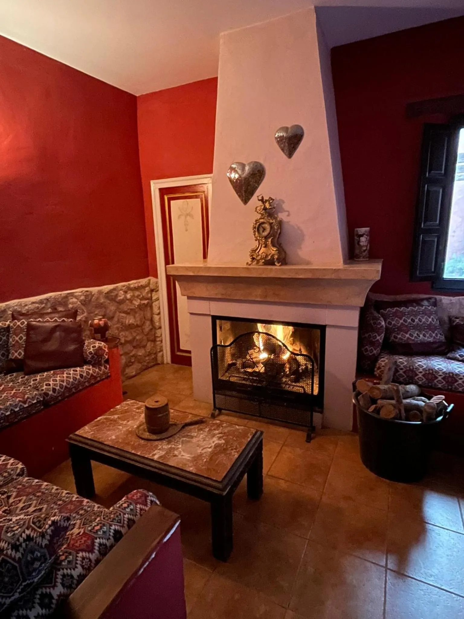 fireplace in Casa Rural Ubeda - B&B - Pinoso-Alicante