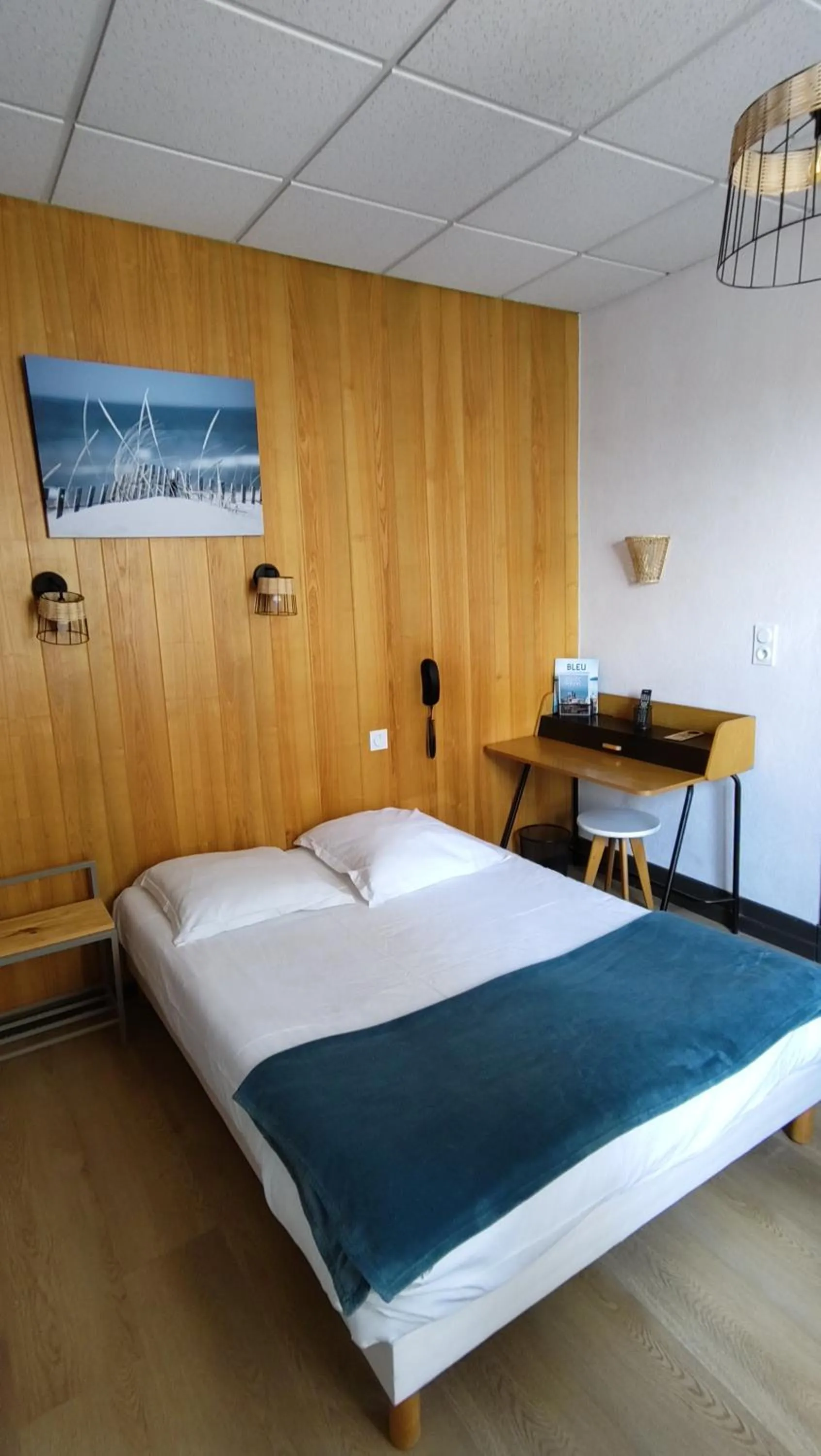 Bed in Hotel Le Colibri