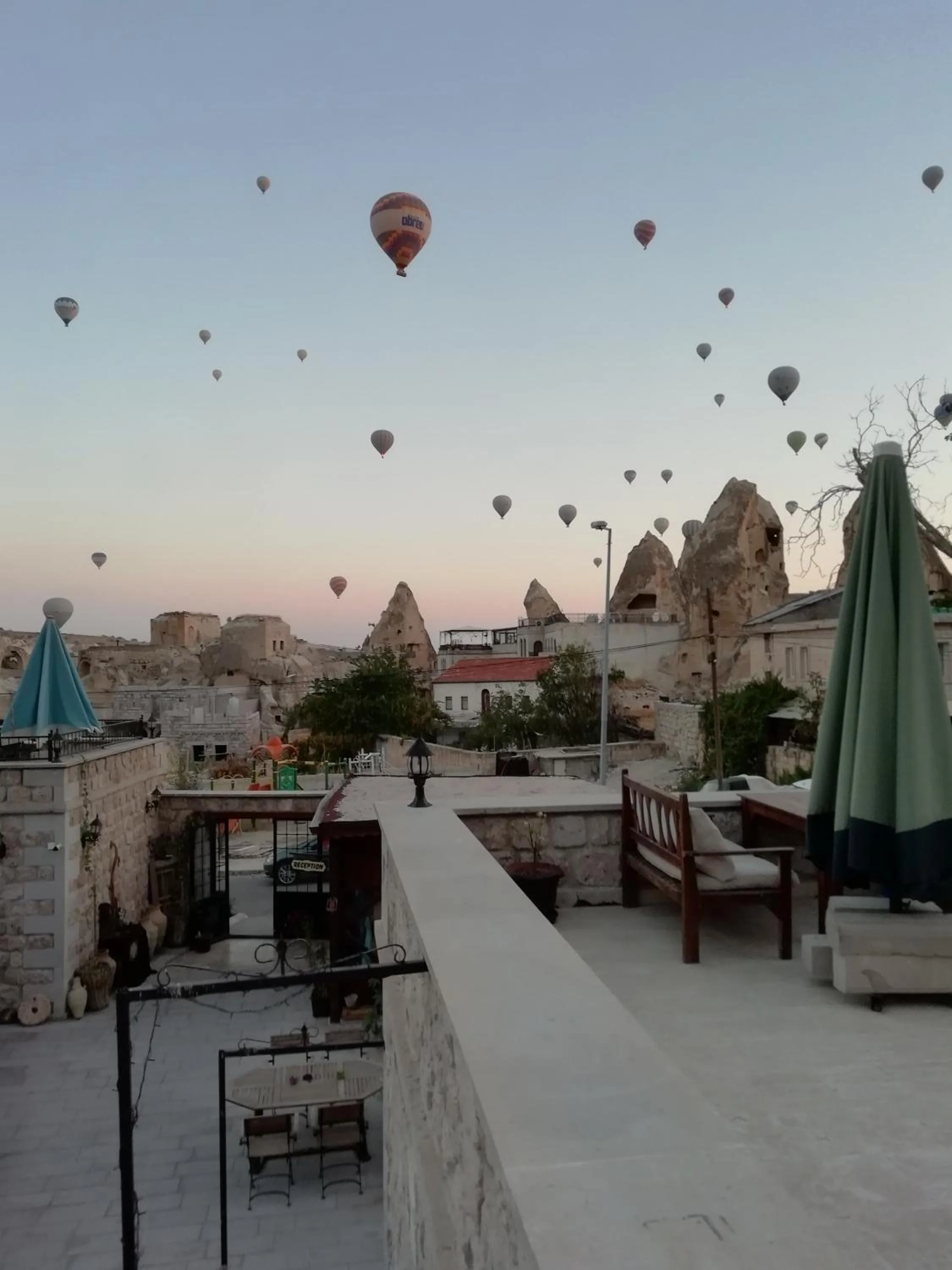 Balcony/Terrace in Guzide Cave Hotel