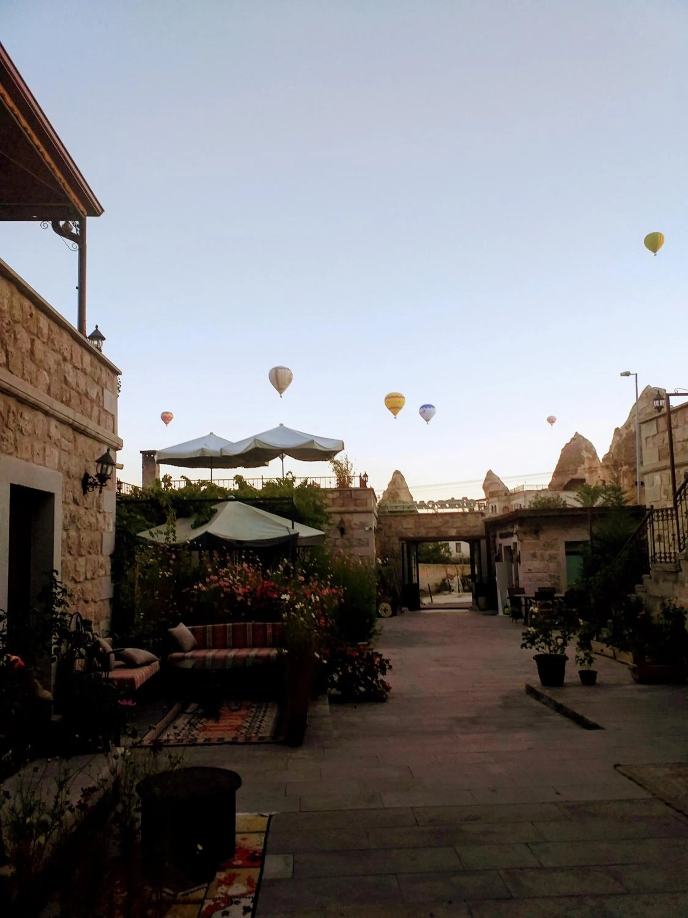 Garden in Guzide Cave Hotel