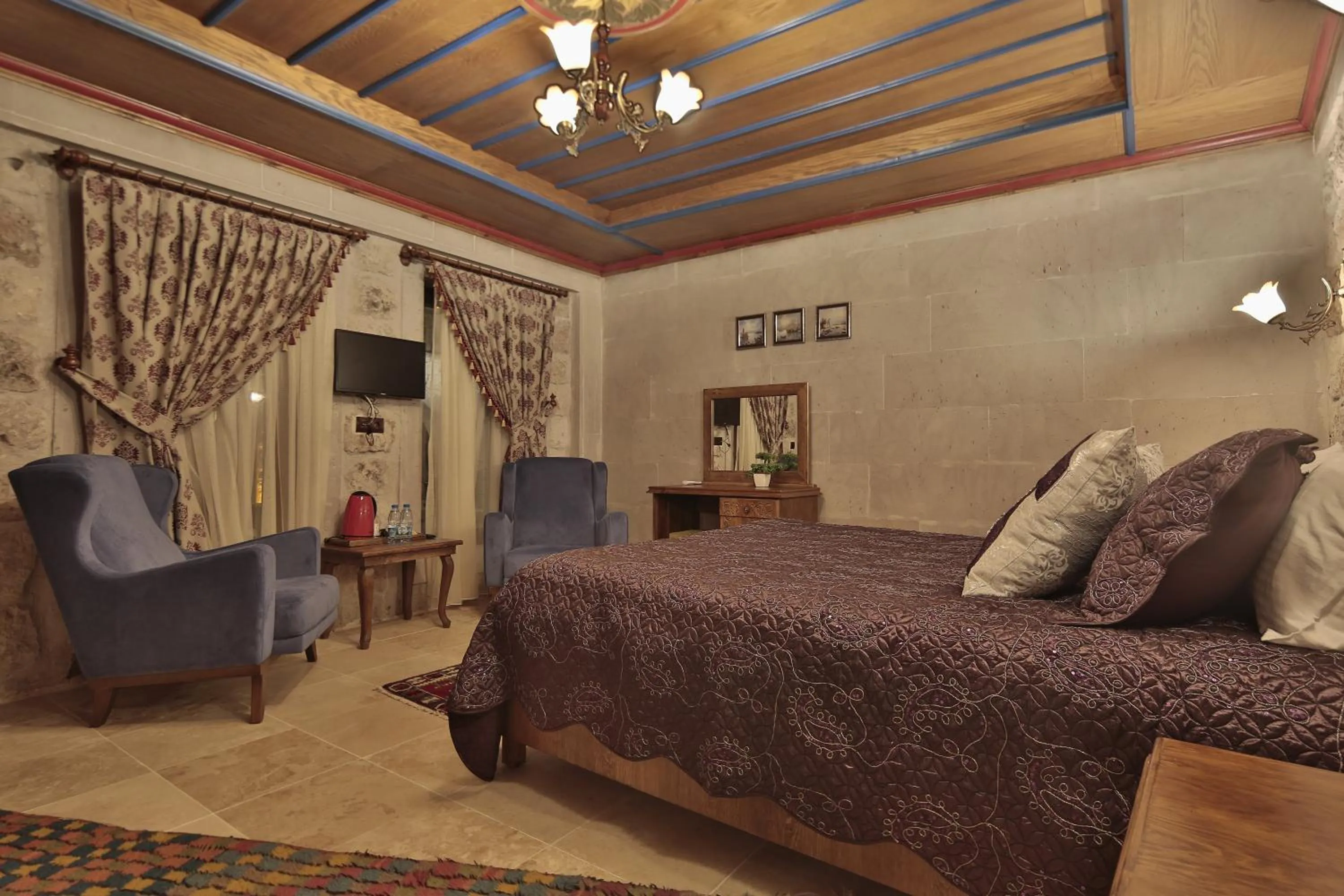 Bed in Guzide Cave Hotel