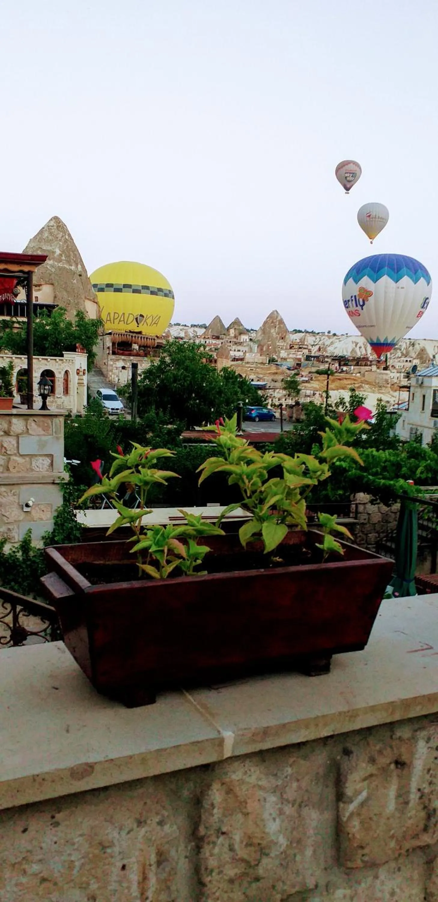 Balcony/Terrace in Guzide Cave Hotel