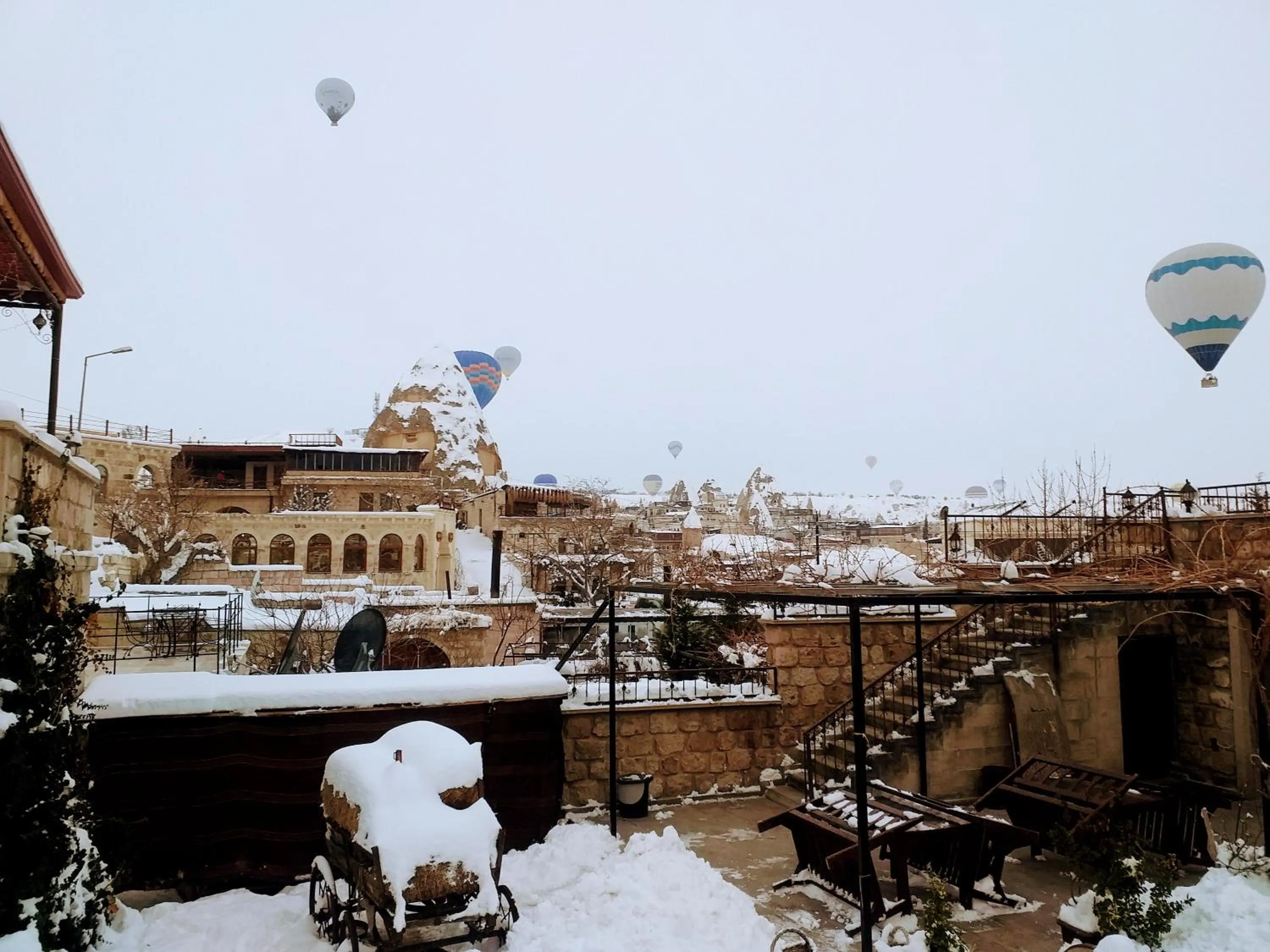 Street view in Guzide Cave Hotel