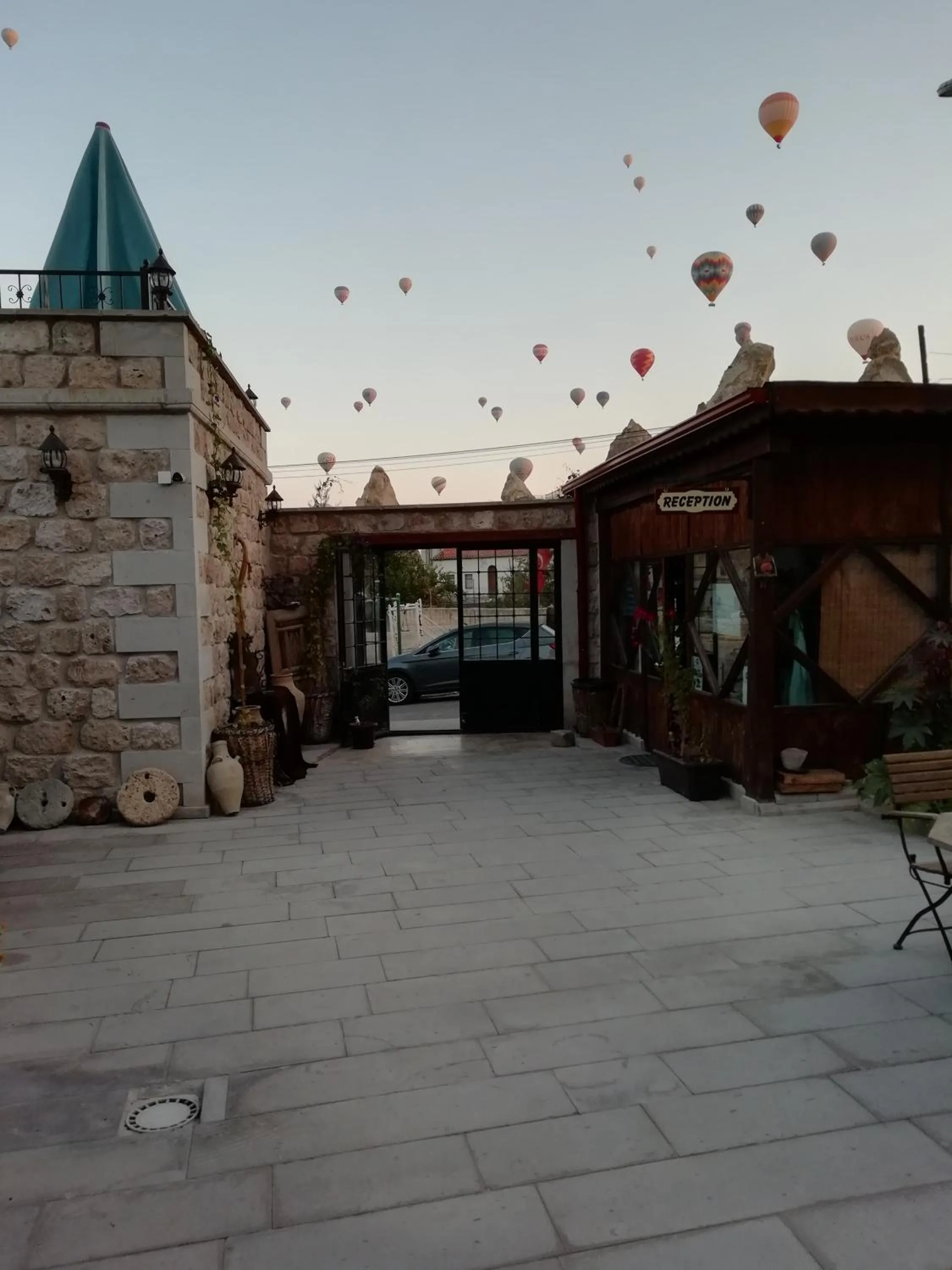 Garden in Guzide Cave Hotel