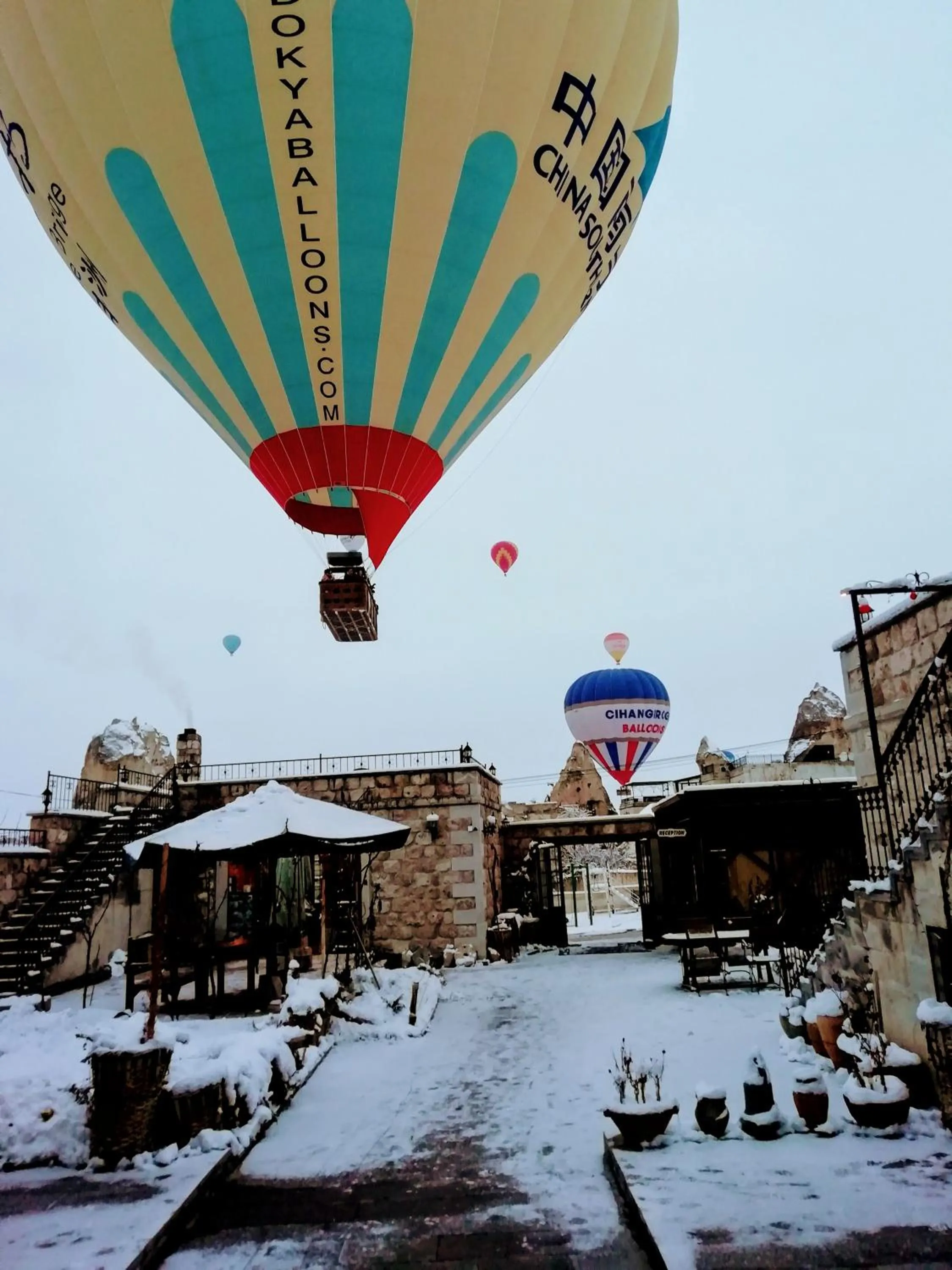 Garden in Guzide Cave Hotel