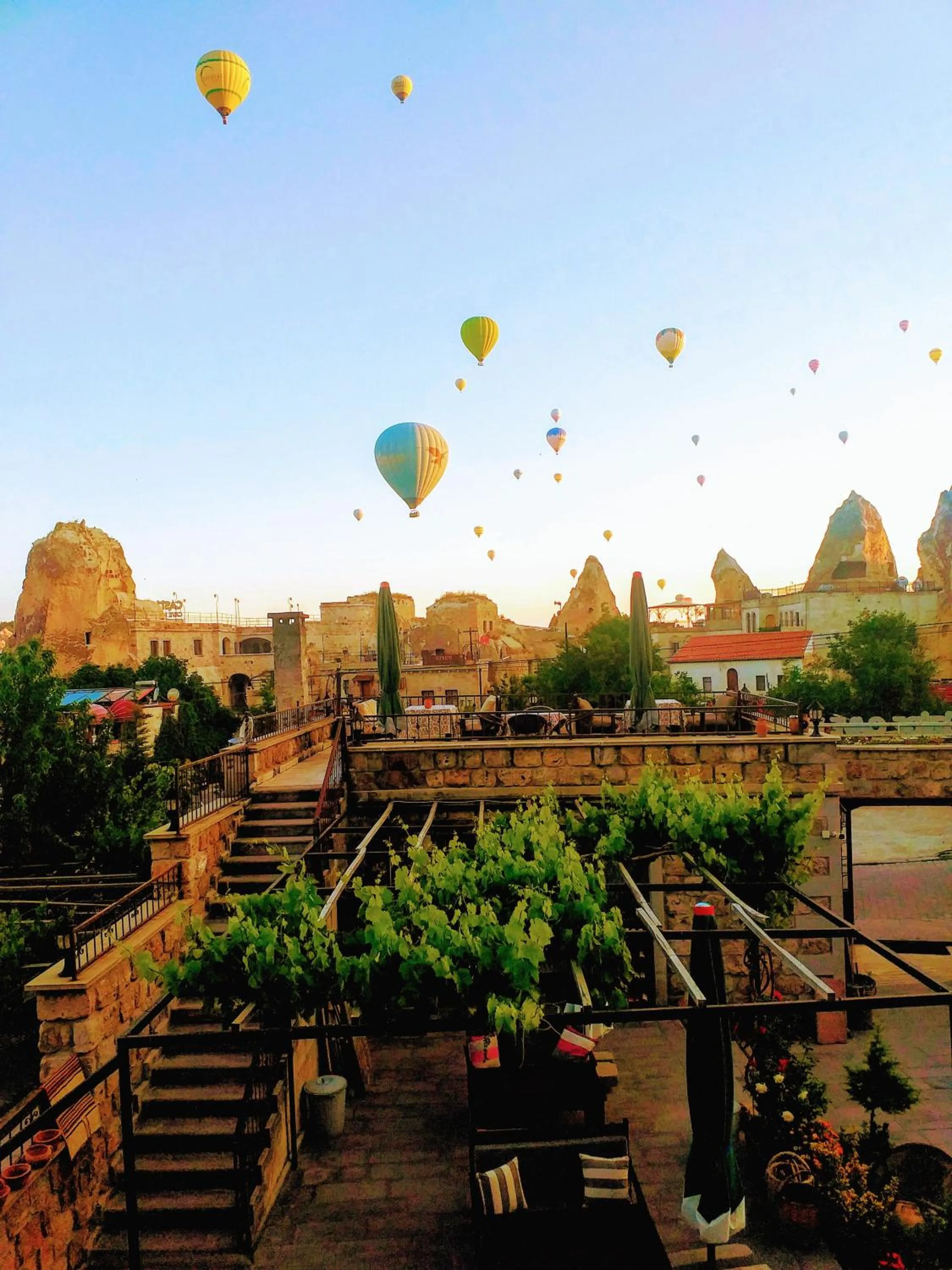 Balcony/Terrace in Guzide Cave Hotel