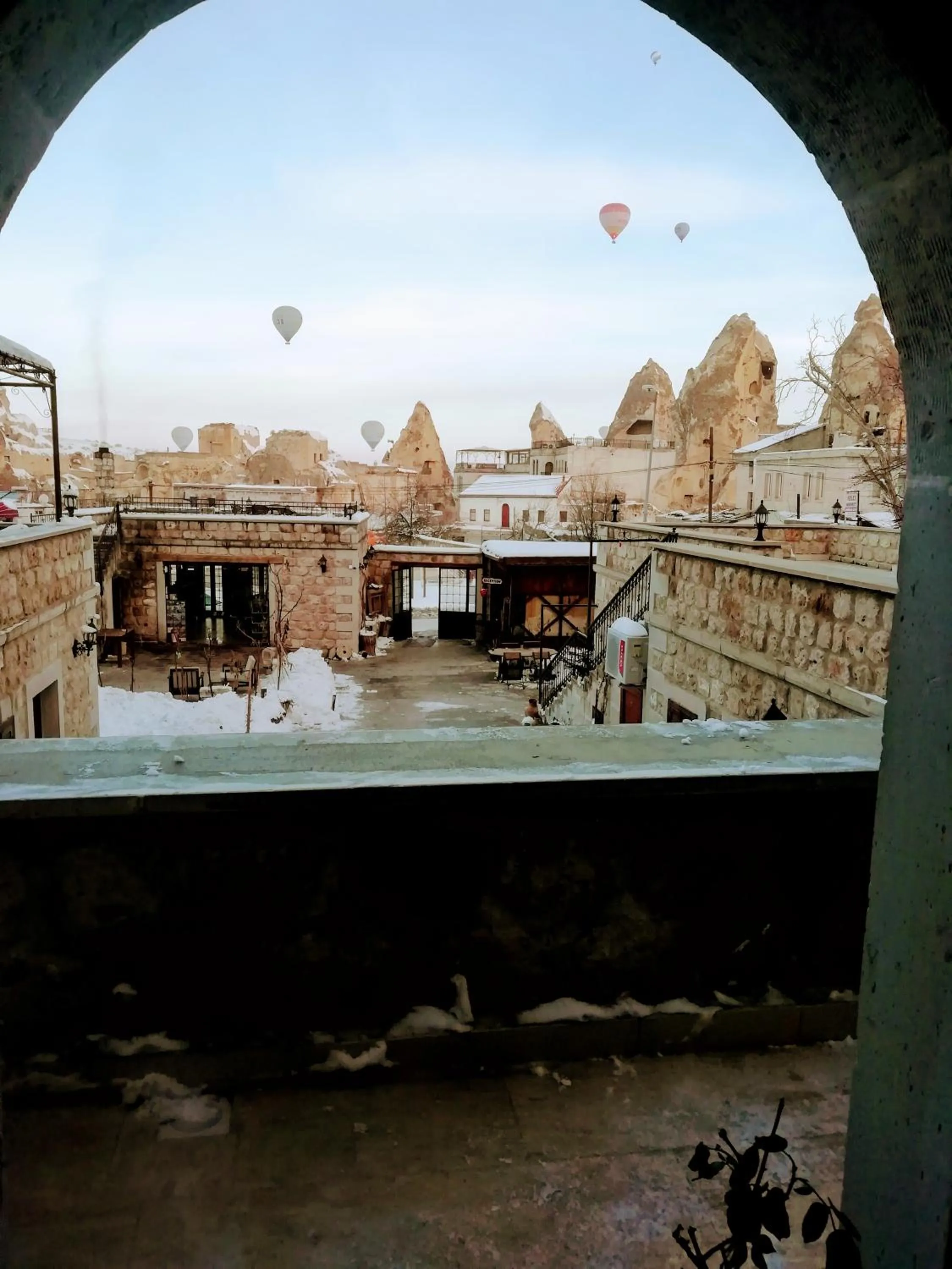 Balcony/Terrace in Guzide Cave Hotel