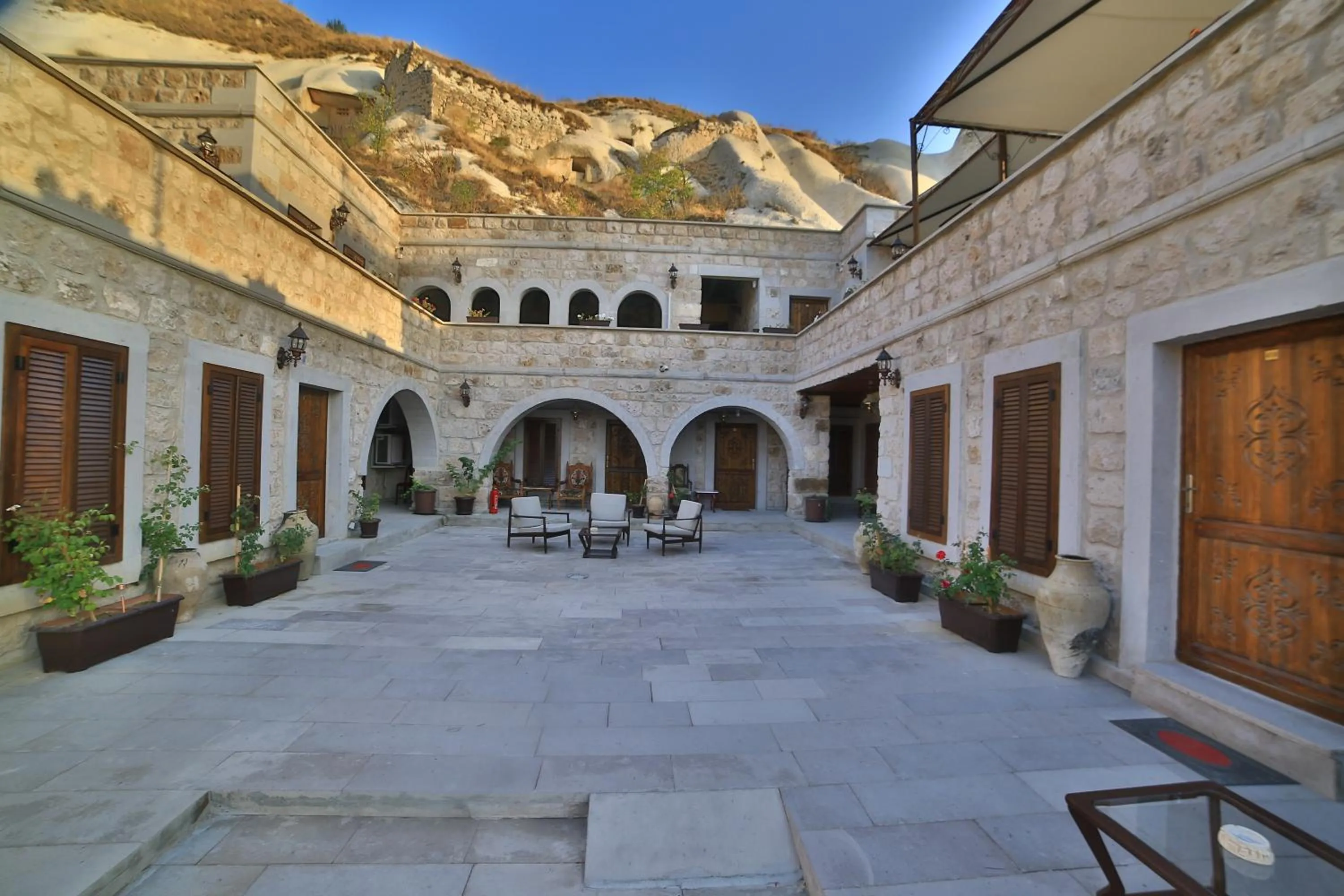 Garden in Guzide Cave Hotel