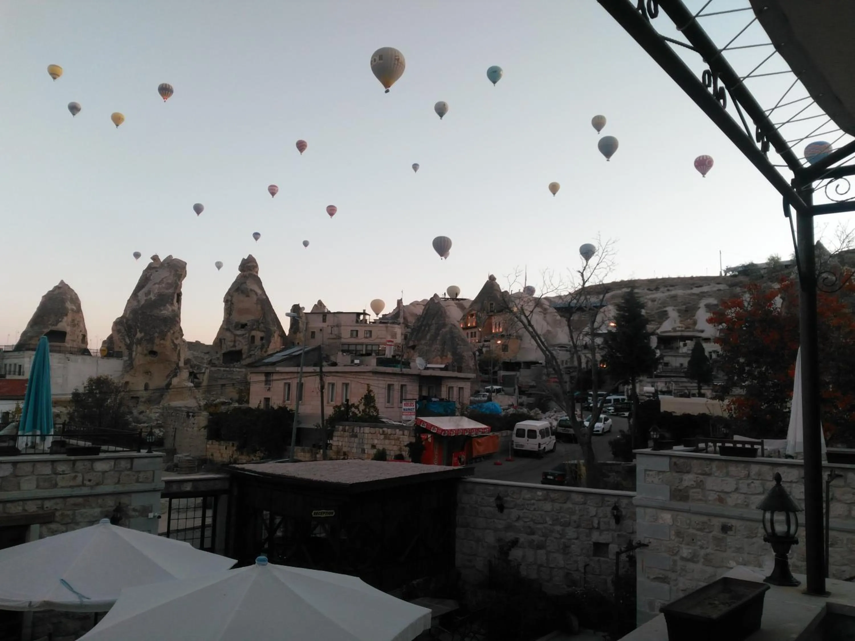 Balcony/Terrace in Guzide Cave Hotel