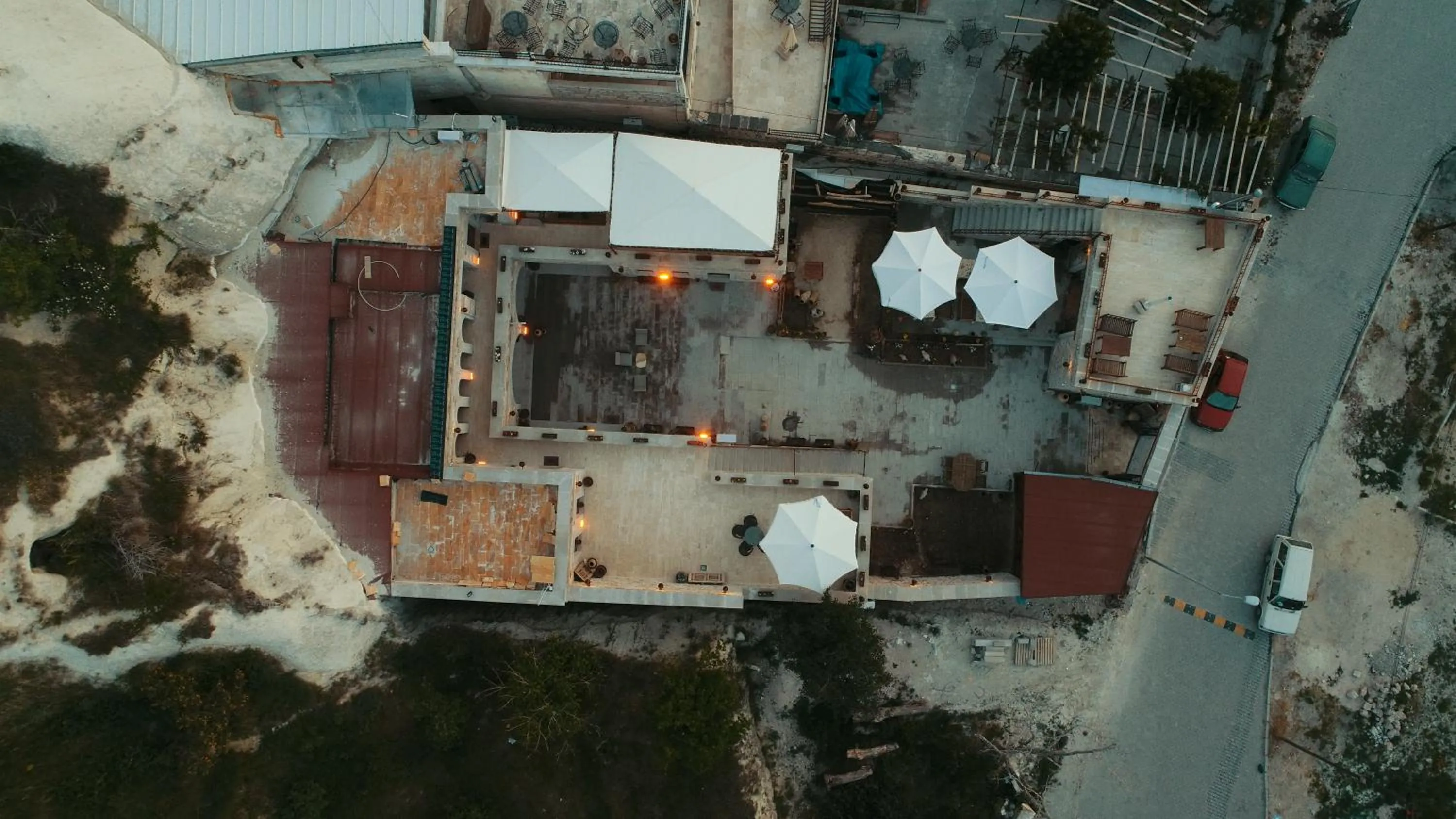 Bird's eye view in Guzide Cave Hotel