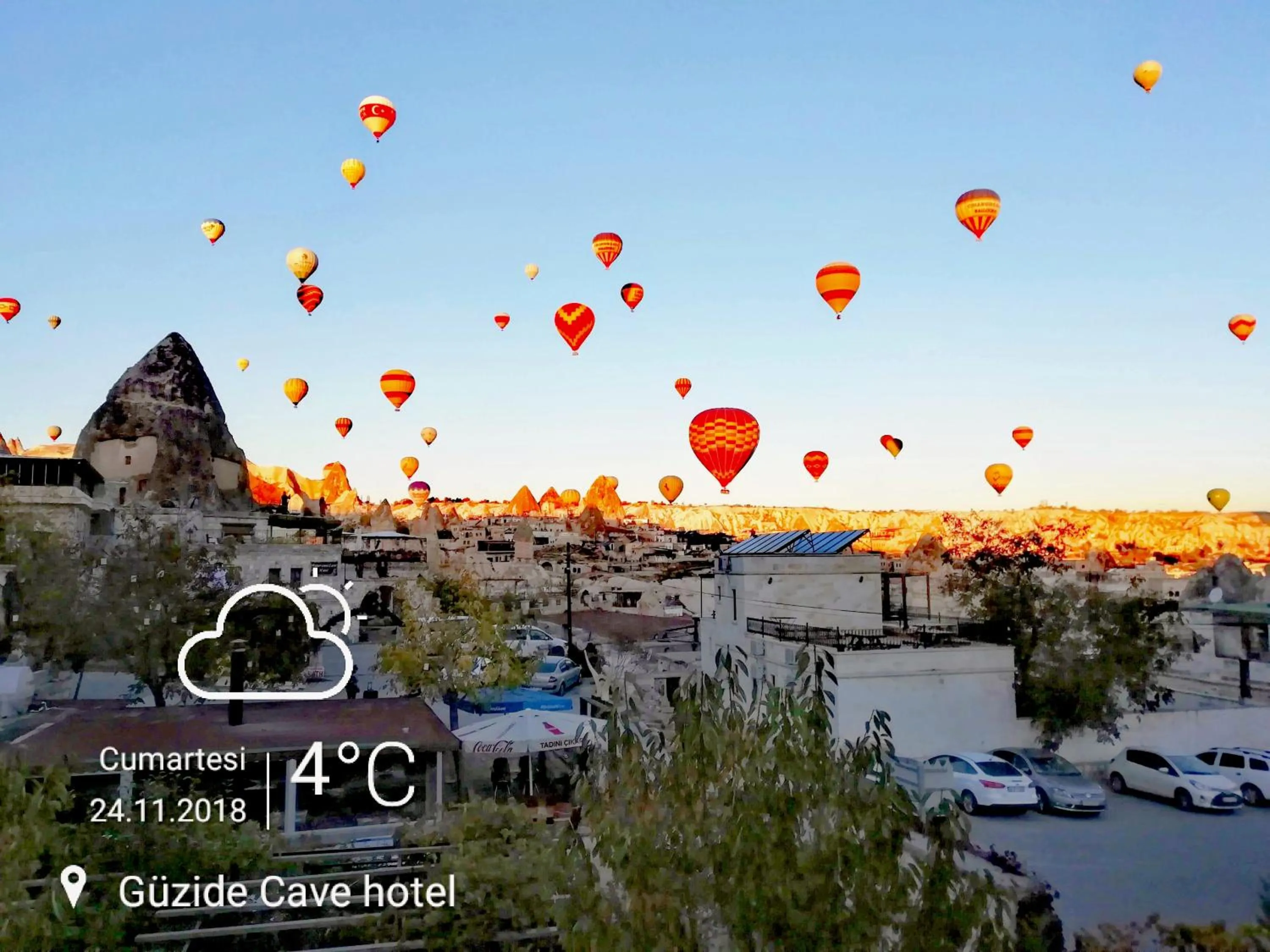 Balcony/Terrace in Guzide Cave Hotel