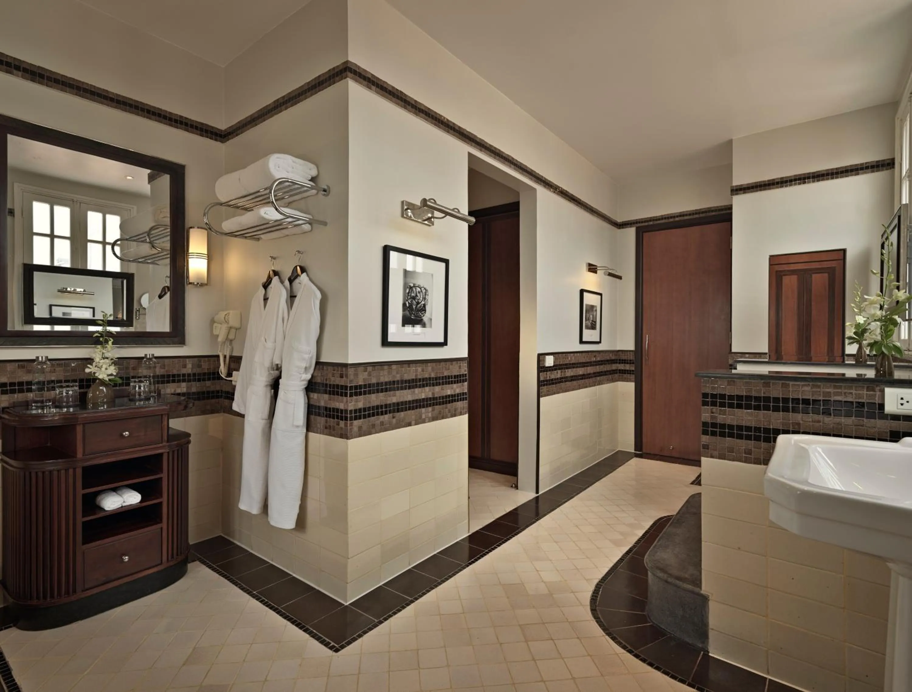 Bathroom in Azerai La Residence, Hue