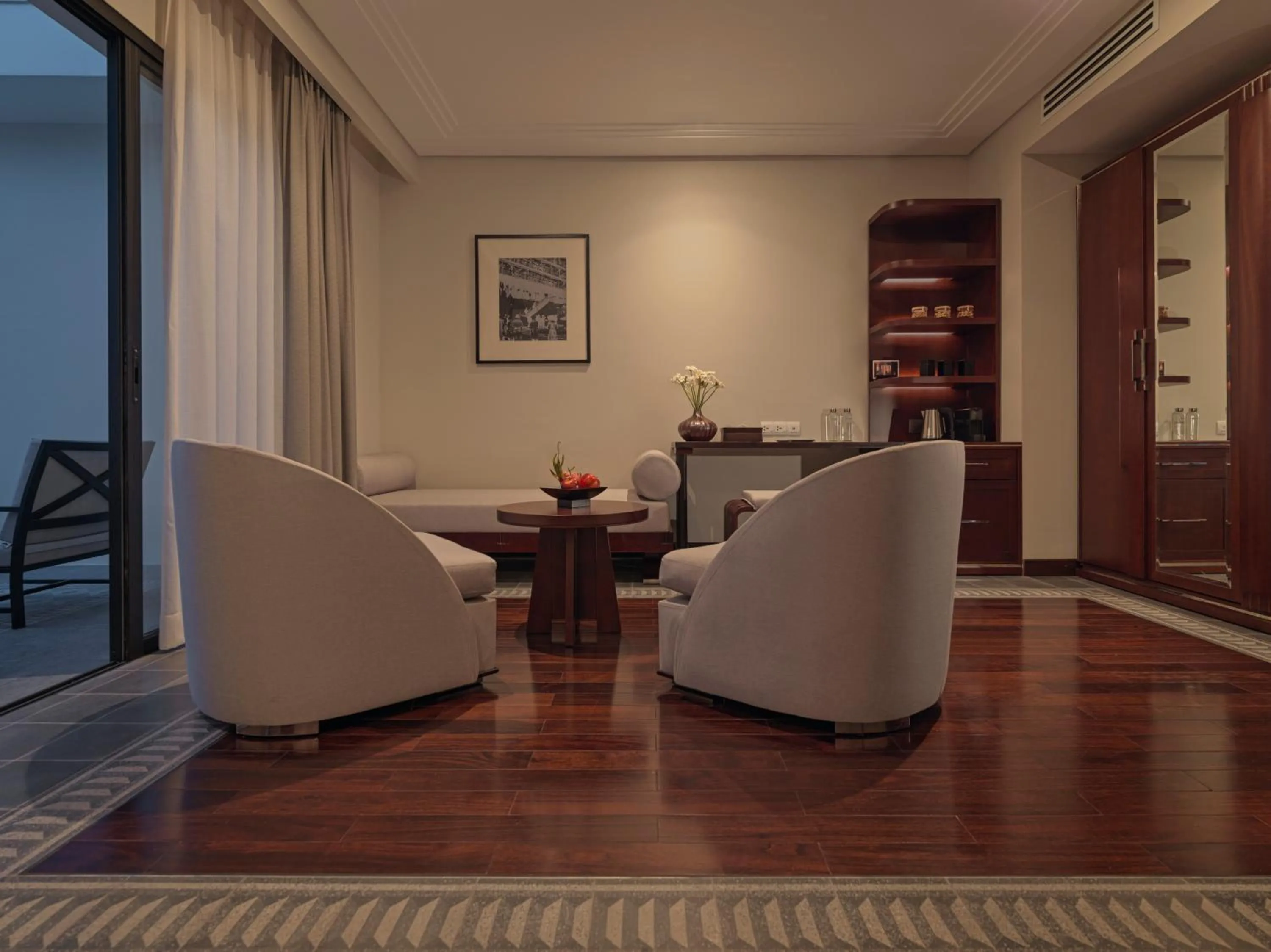 Living room in Azerai La Residence, Hue
