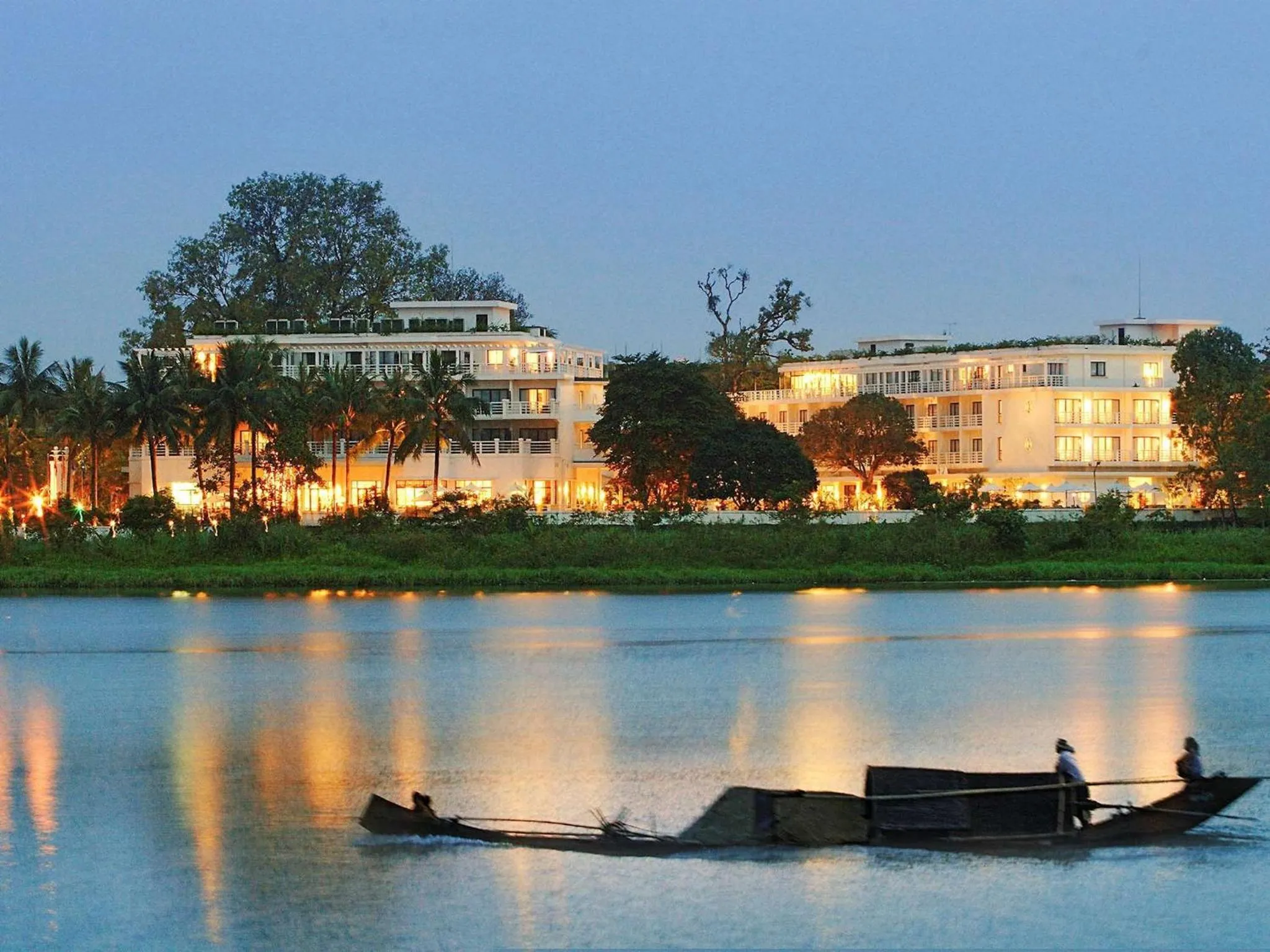Natural landscape in Azerai La Residence, Hue