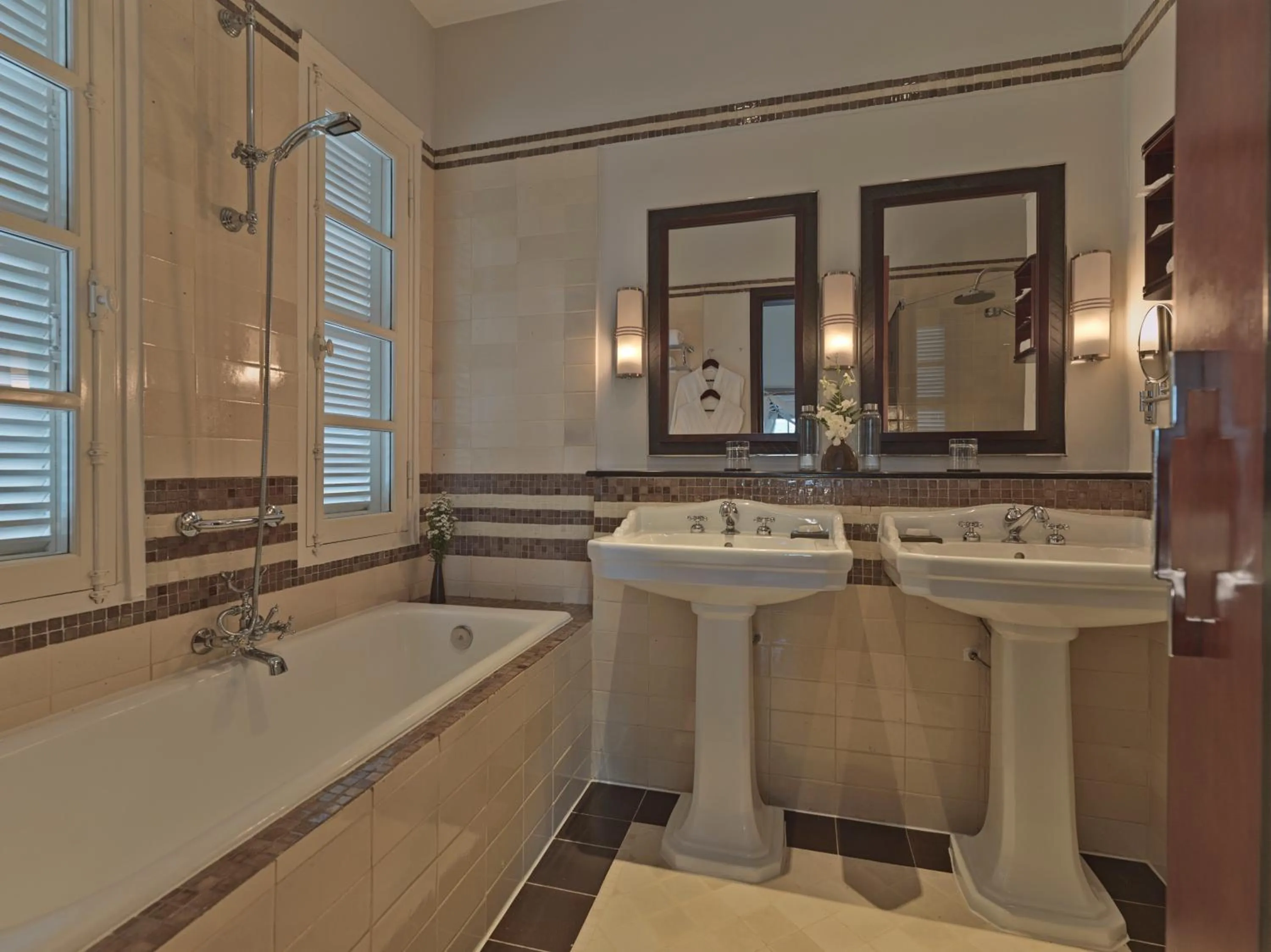 Bathroom in Azerai La Residence, Hue