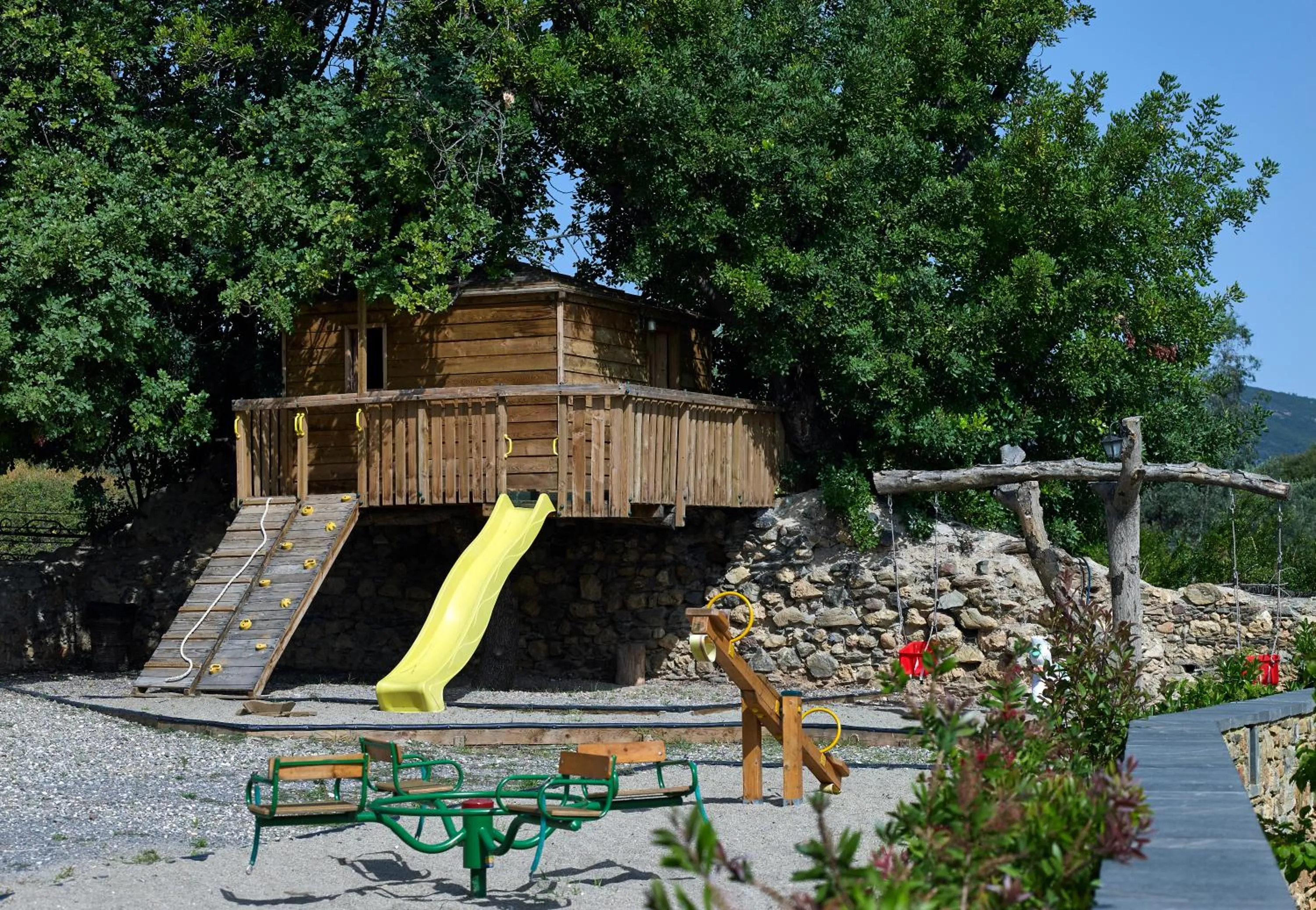 Children play ground in Kinsterna Hotel
